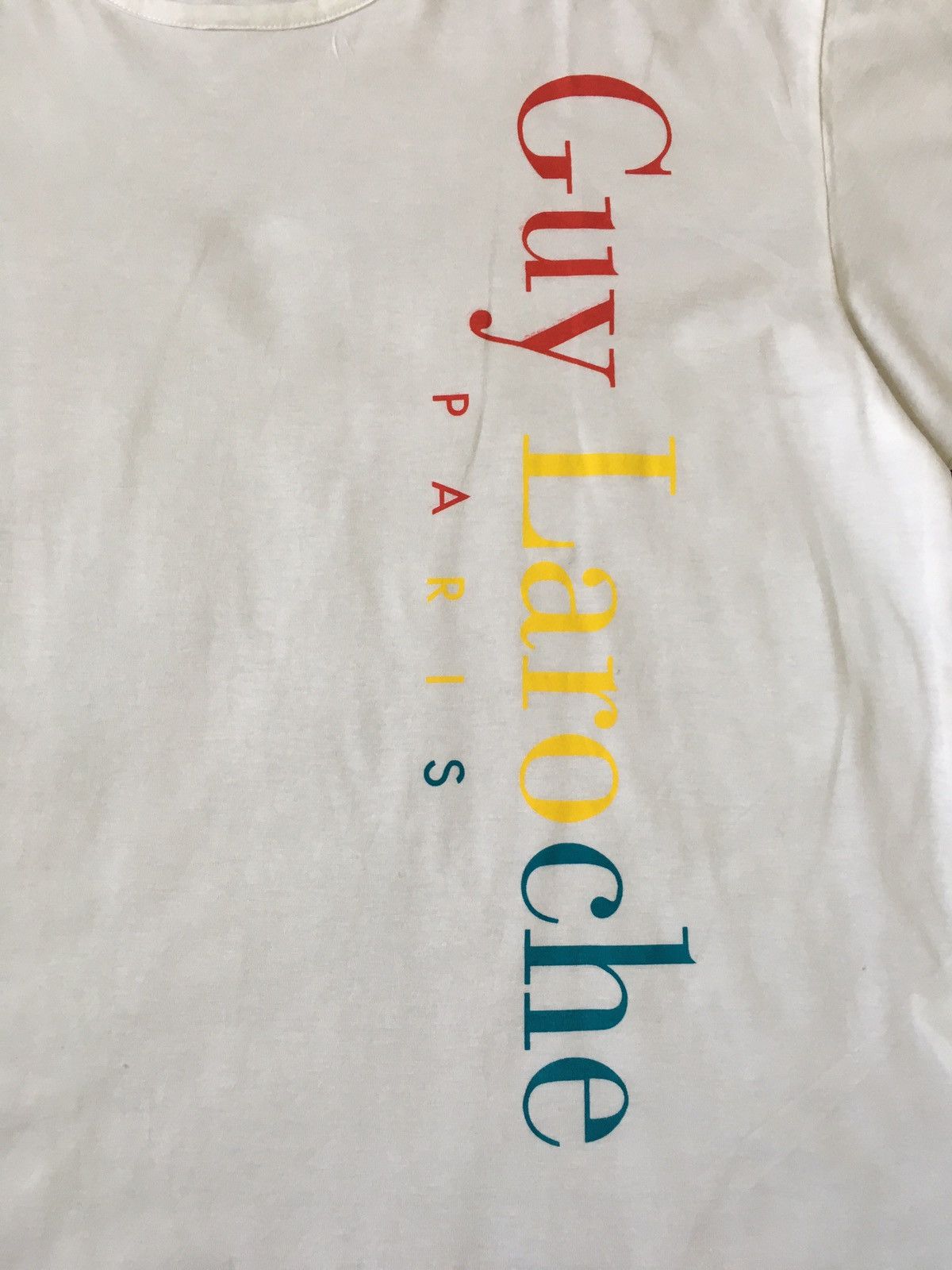 Guy Laroche multi colour spell out Size US M / EU 48-50 / 2 - 3 Thumbnail