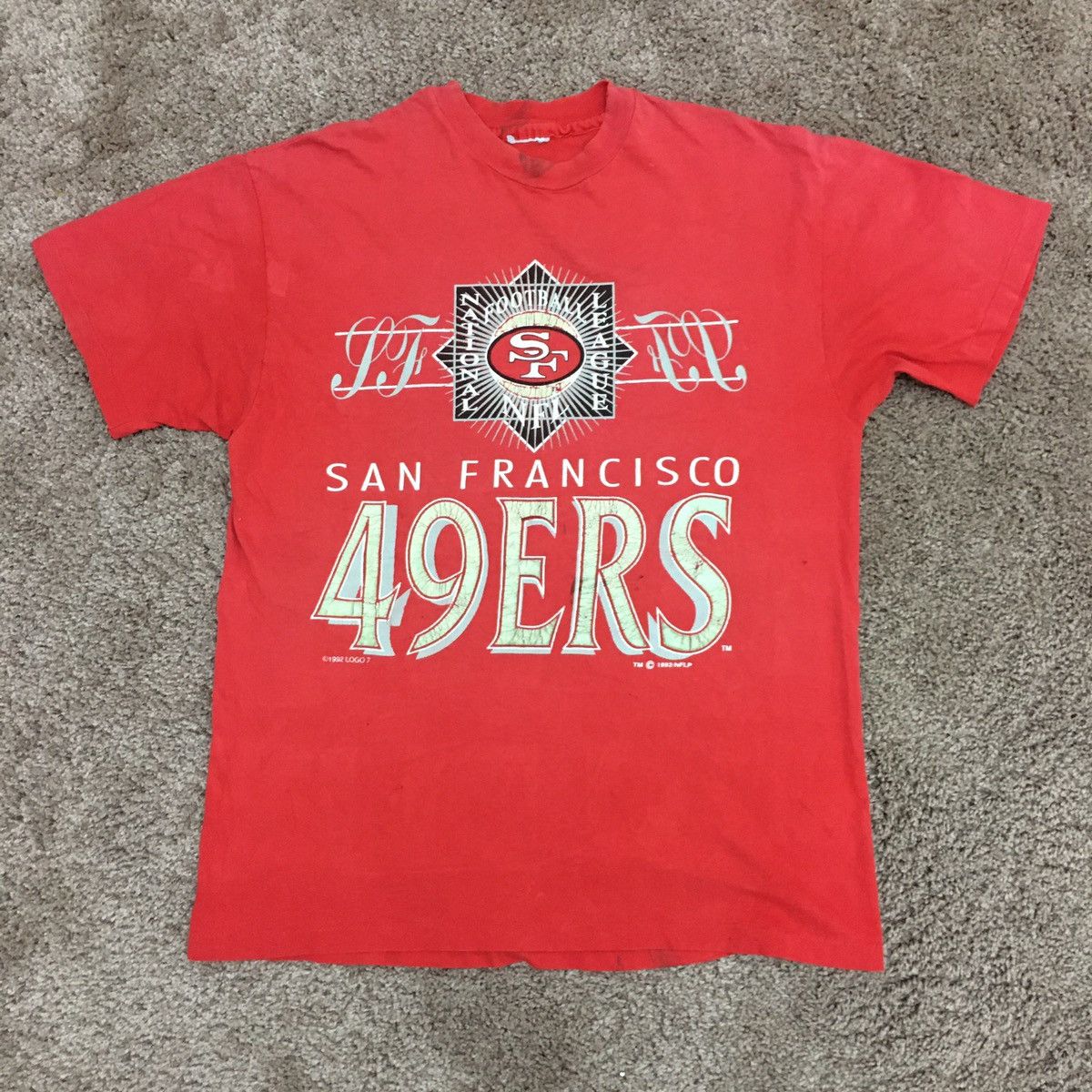 NFL vintage 92’ 49ers san francisco Size US L / EU 52-54 / 3 - 1 Thumbnail