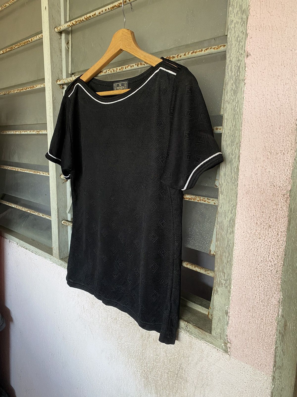 Fendi SS Fendi Monogram Crop Tees Size S / US 4 / IT 40 - 3 Thumbnail