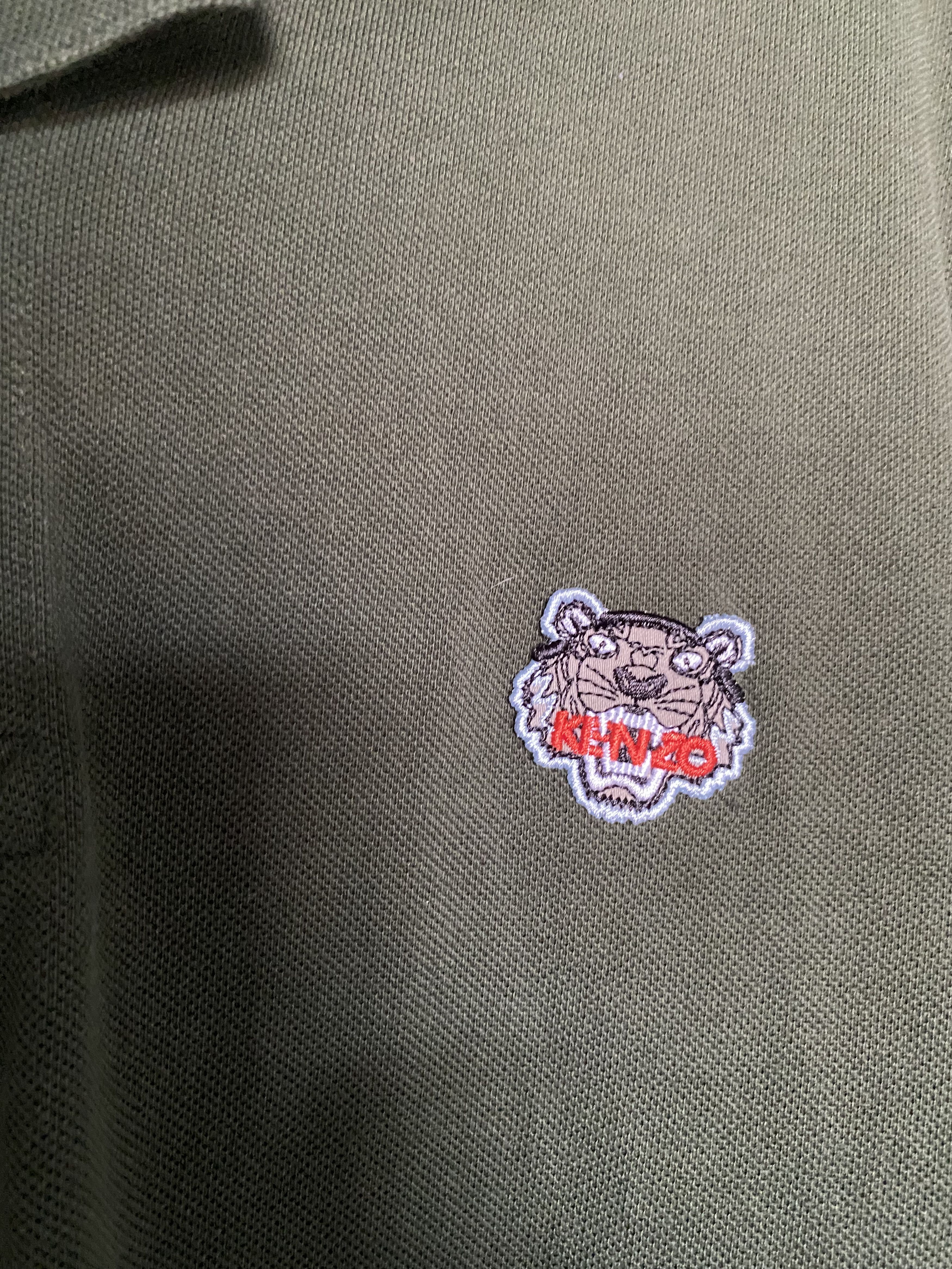 Kenzo KENZO Tiger Logo Long Sleeve Polo Size US XL / EU 56 / 4 - 3 Thumbnail