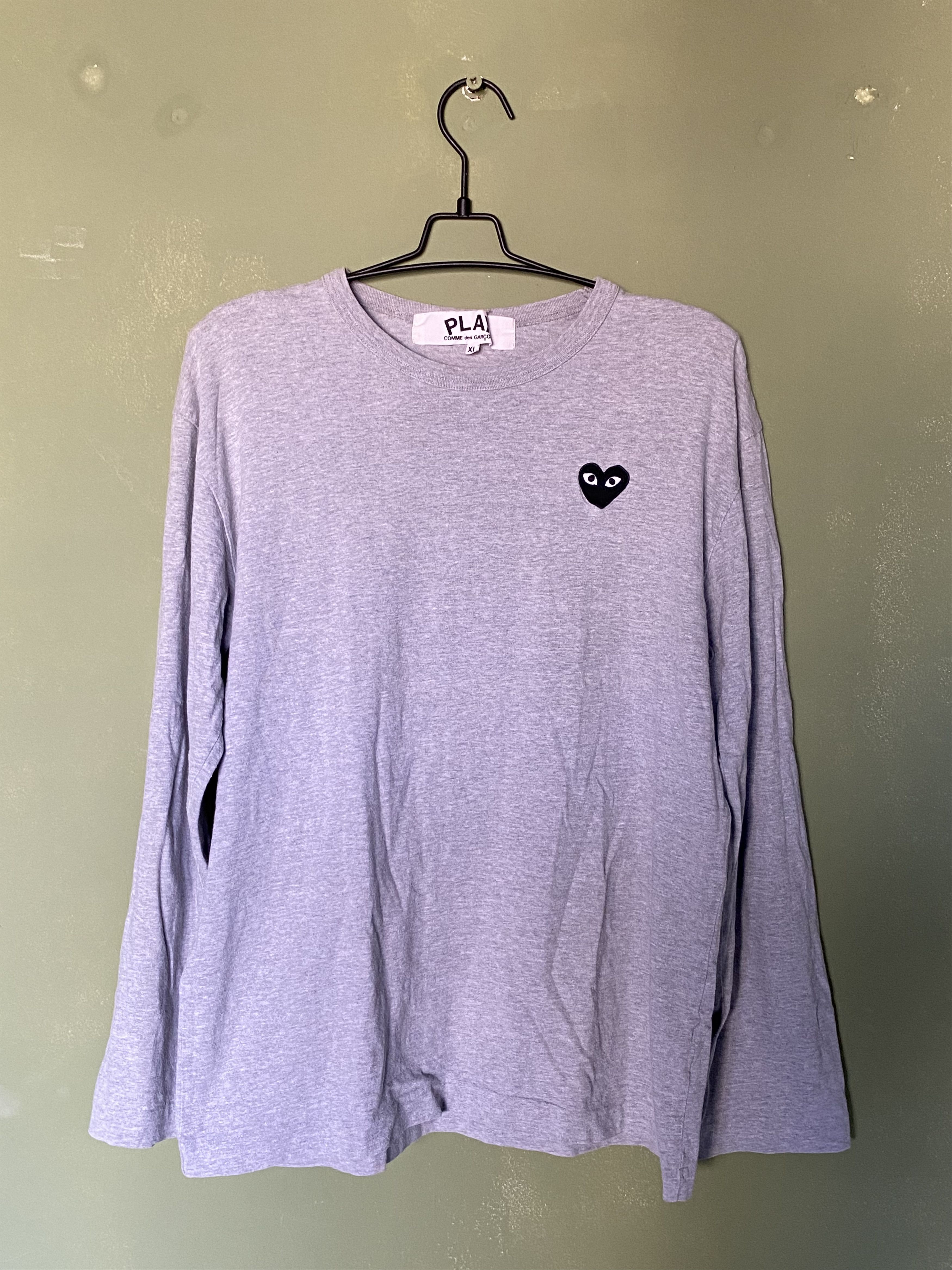 Comme des Garcons Comme des Garcons Play Long Sleeve T-Shirt Size US XL / EU 56 / 4 - 1 Thumbnail