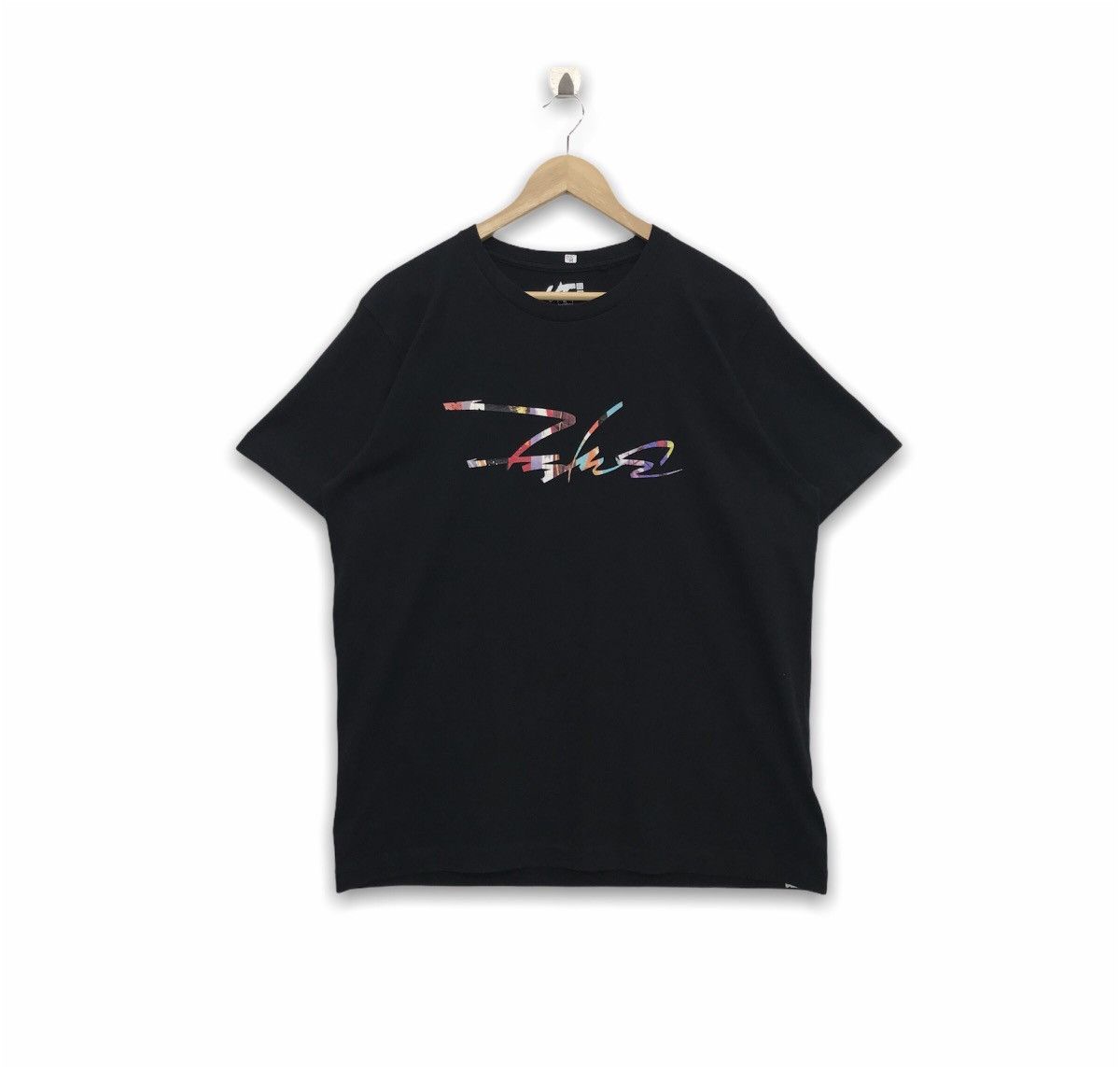 image of Uniqlo X Futura Spell Out Tee in Black, Men's (Size XL)