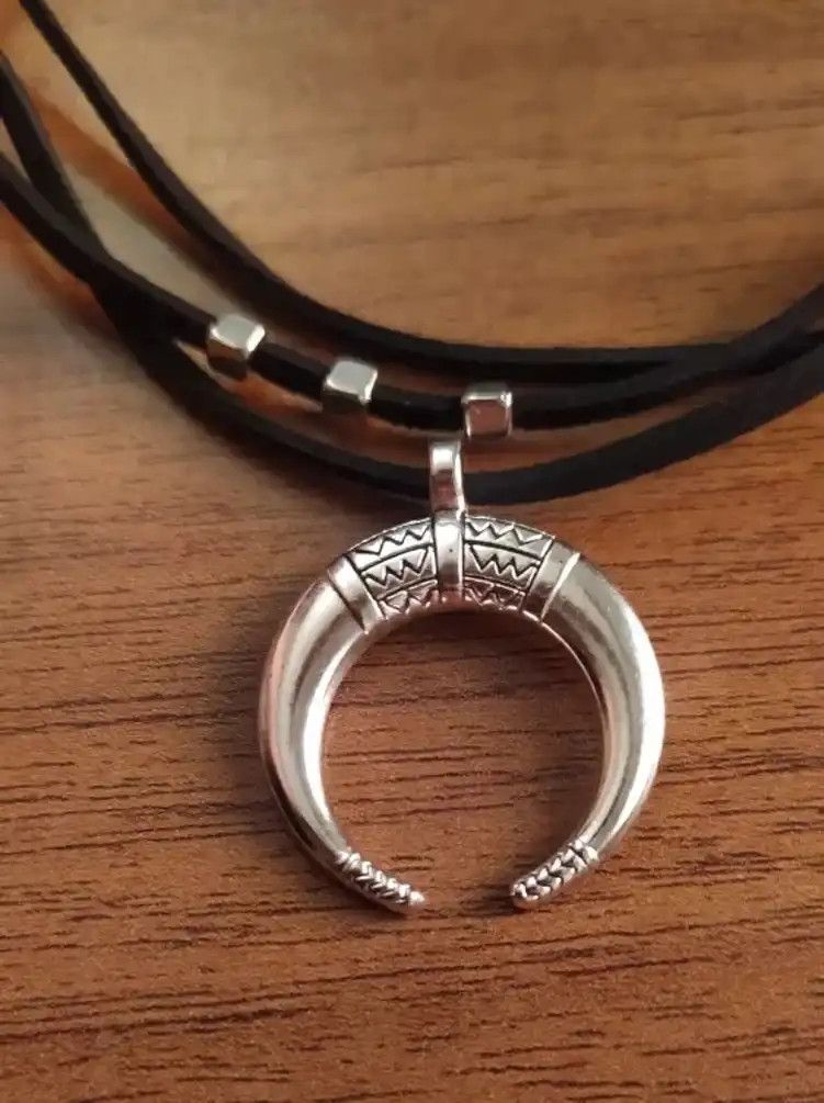 Jewelry Punk Moon Necklace Size ONE SIZE - 1 Thumbnail
