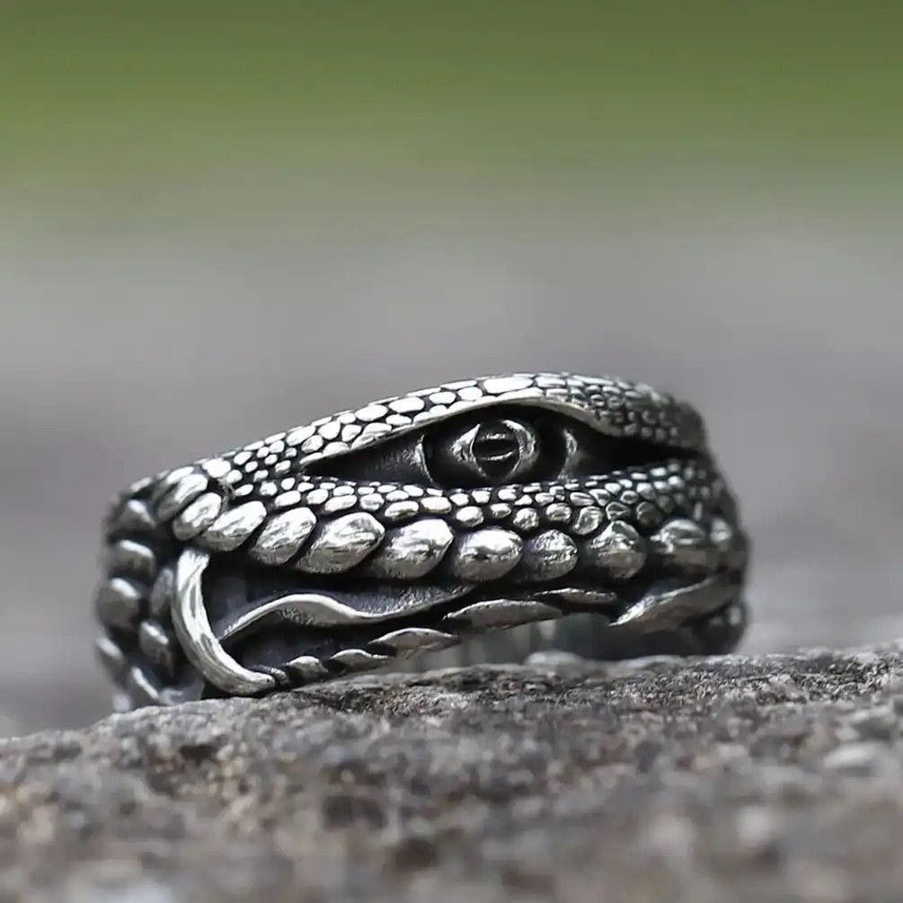 Jewelry Crocodile Eyes Animal Rings Size ONE SIZE - 2 Thumbnail