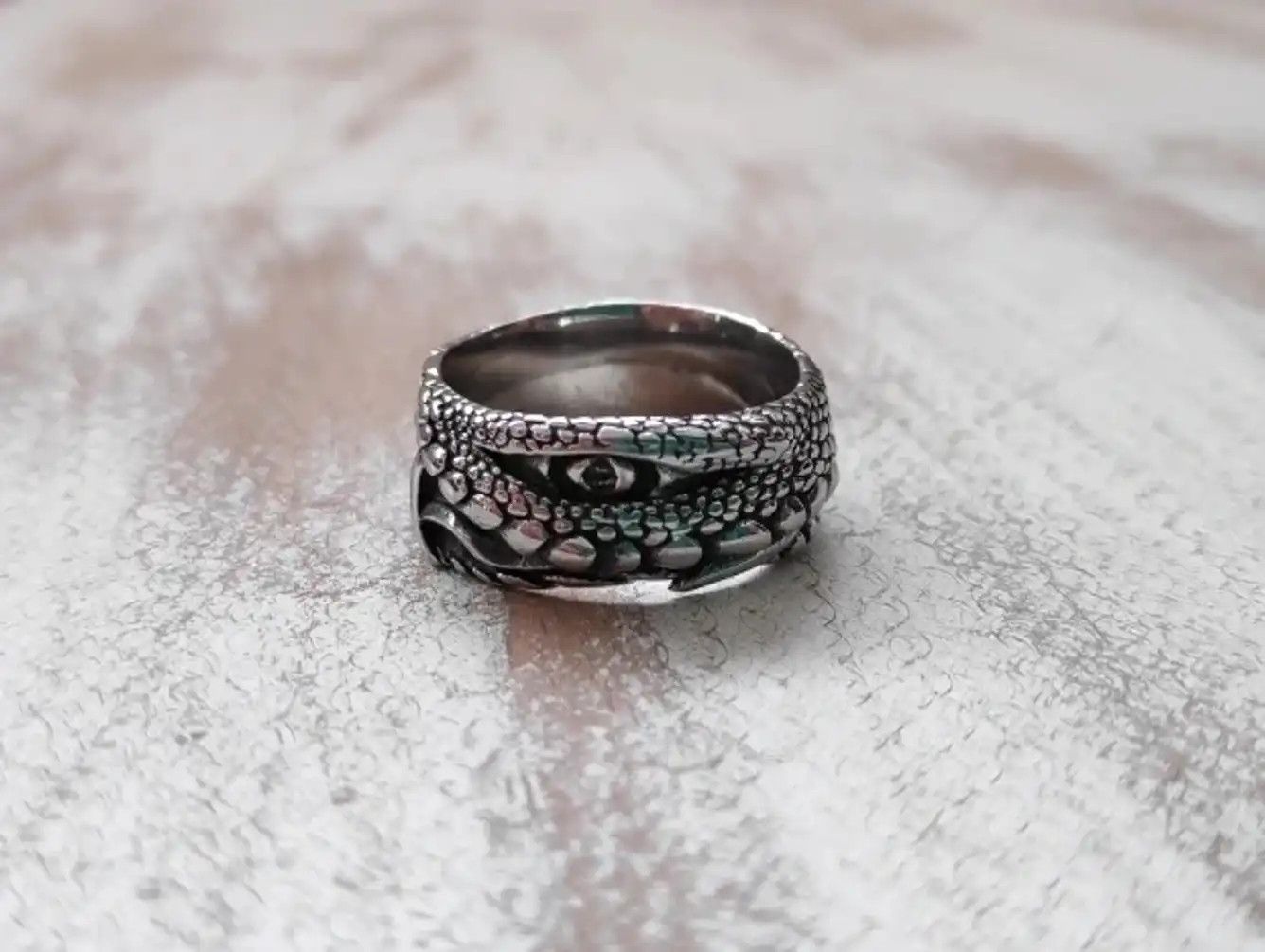 Jewelry Crocodile Eyes Animal Rings Size ONE SIZE - 1 Thumbnail