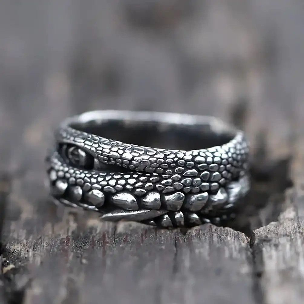 Jewelry Crocodile Eyes Animal Rings Size ONE SIZE - 3 Thumbnail