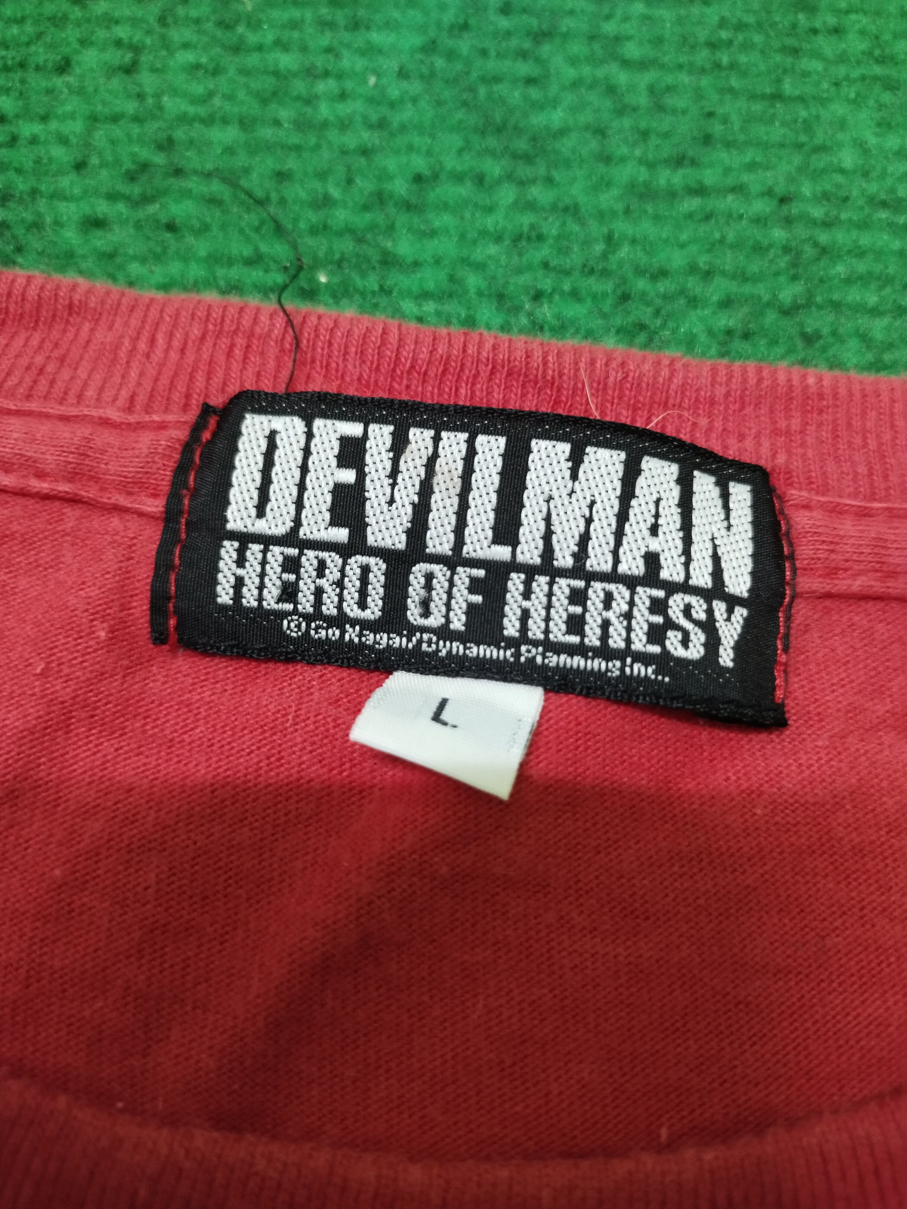 Japanese Brand Vintage Devilman T Shirt 1999 Go Nagai Dynamic Planning Size US L / EU 52-54 / 3 - 6 Thumbnail