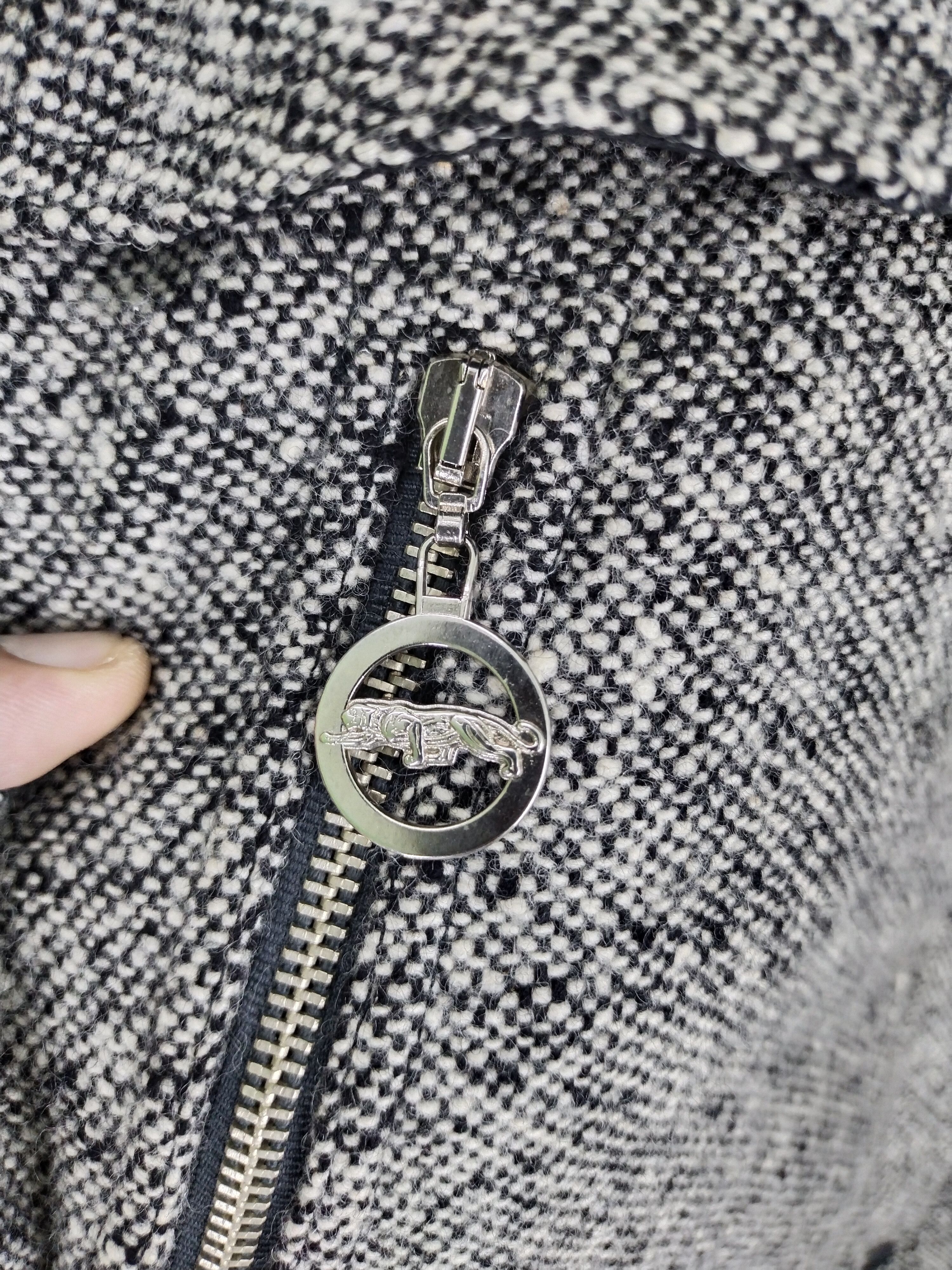 Krizia Uomo VINTAGE KRIZIA JEANS CHEETAH OGLAN WOOL HERRINGBONE COAT Size US L / EU 52-54 / 3 - 8 Thumbnail