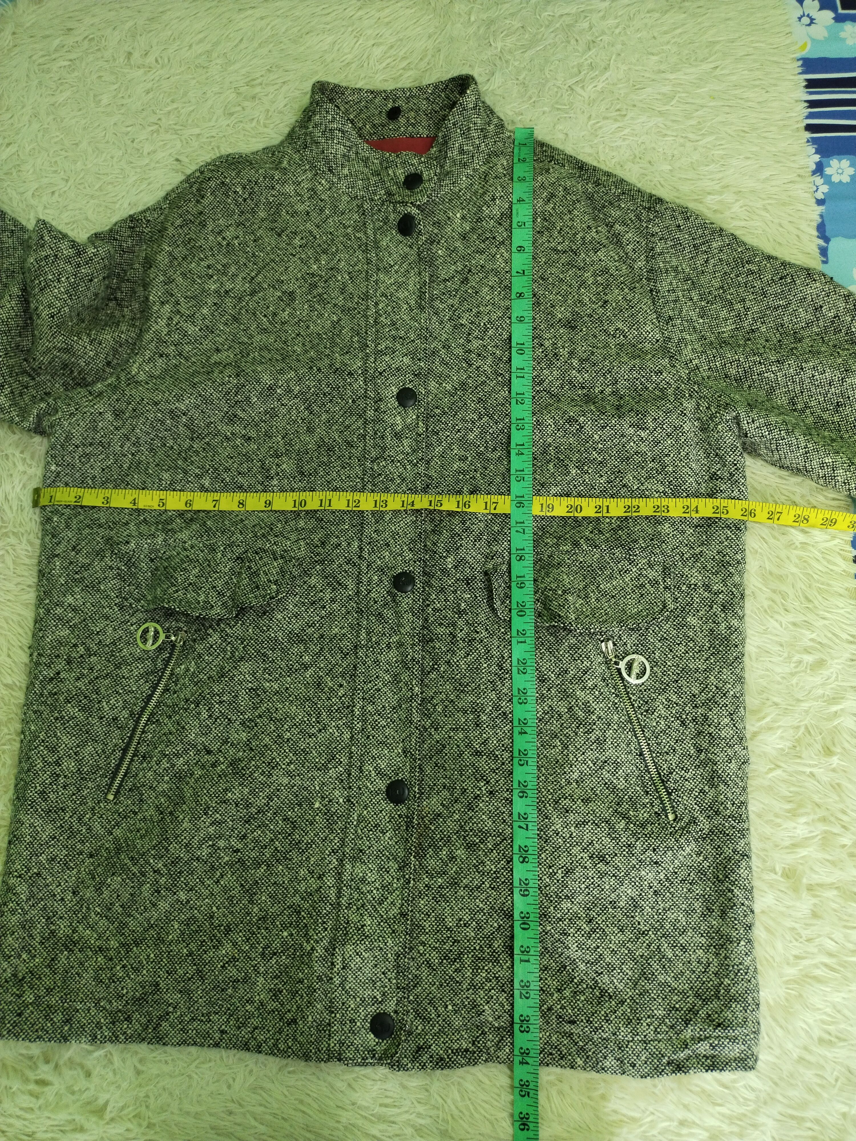 Krizia Uomo VINTAGE KRIZIA JEANS CHEETAH OGLAN WOOL HERRINGBONE COAT Size US L / EU 52-54 / 3 - 16 Thumbnail