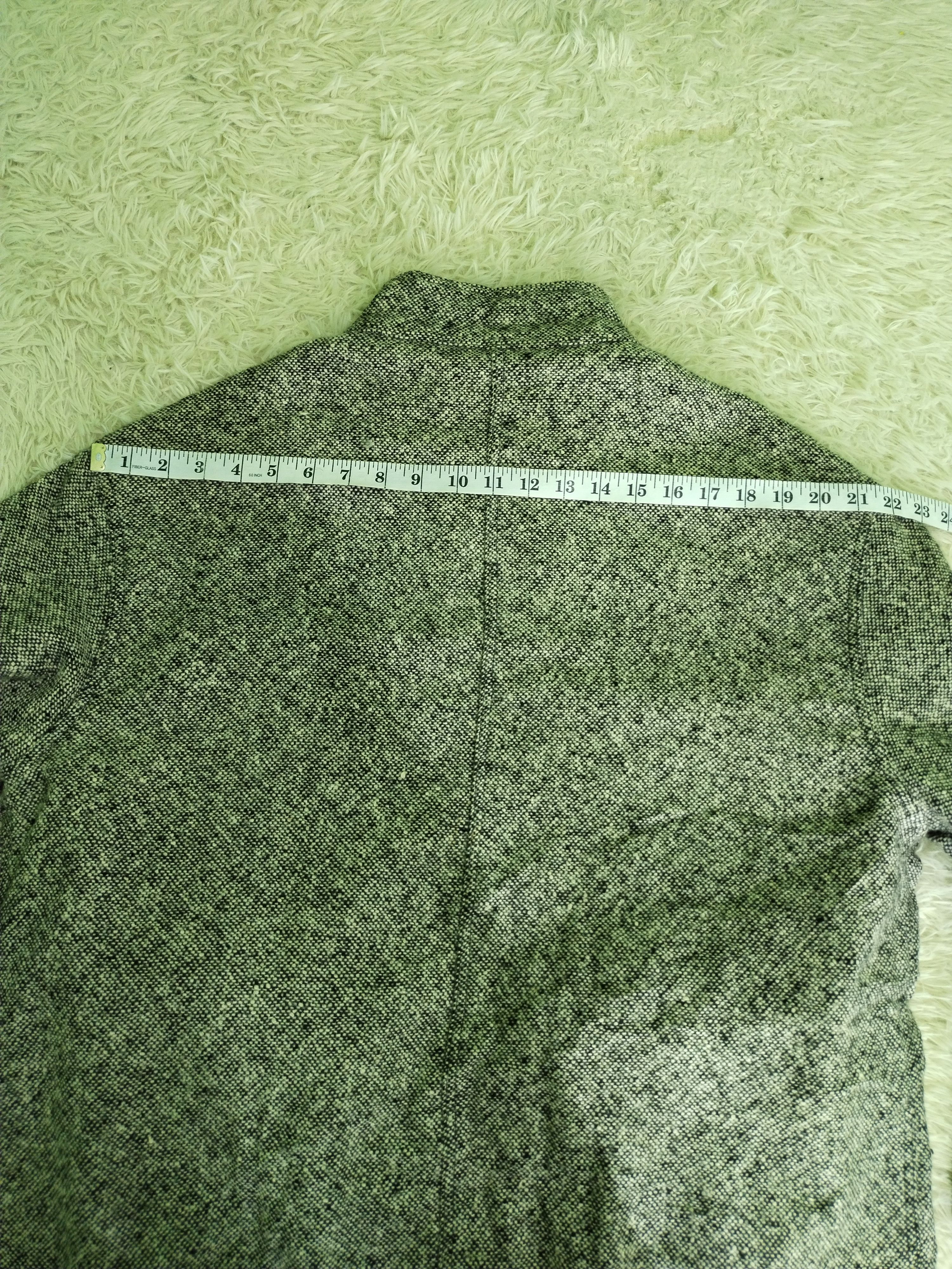 Krizia Uomo VINTAGE KRIZIA JEANS CHEETAH OGLAN WOOL HERRINGBONE COAT Size US L / EU 52-54 / 3 - 18 Thumbnail