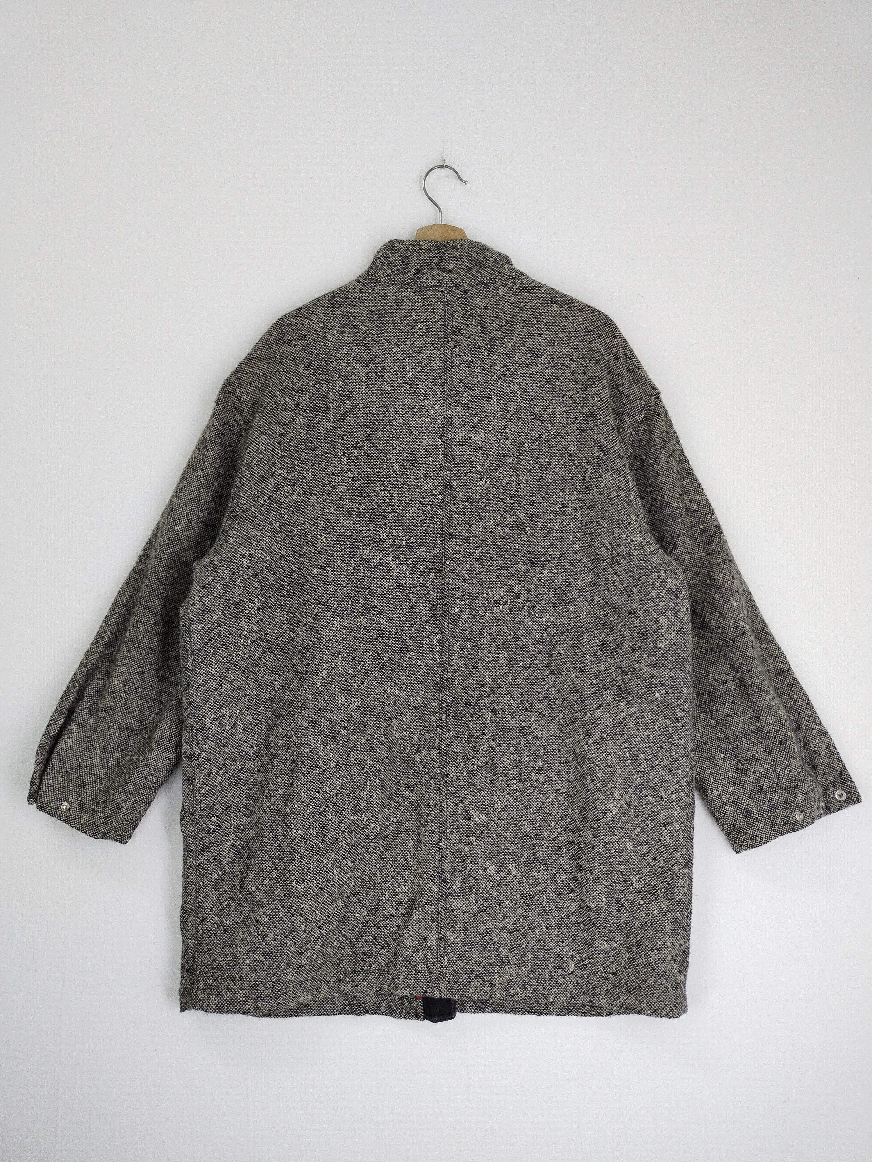 Krizia Uomo VINTAGE KRIZIA JEANS CHEETAH OGLAN WOOL HERRINGBONE COAT Size US L / EU 52-54 / 3 - 10 Thumbnail