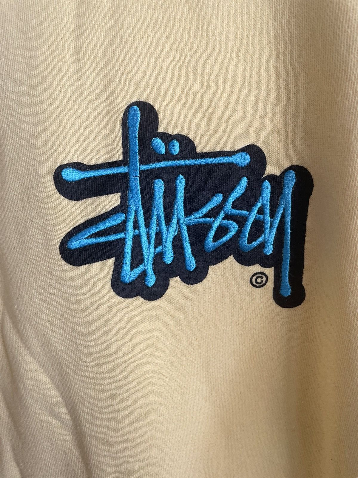 Stussy UNWORN* Embroidered Logo Crewneck LS Size XL Size US XL / EU 56 / 4 - 2 Thumbnail