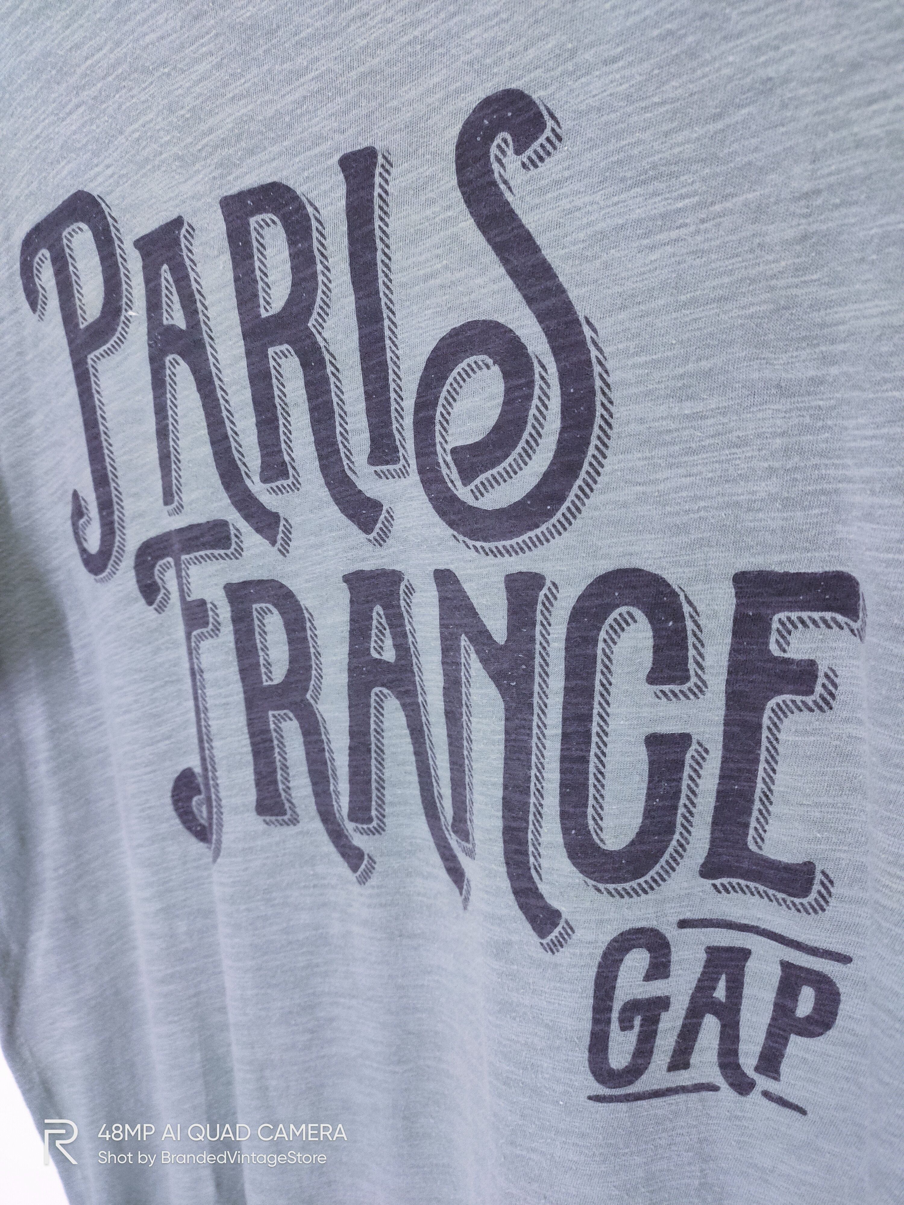 Gap × Other GAP PARIS FRANCE Breathable Big Logo Graphic Streetwear Tee Size US L / EU 52-54 / 3 - 8 Thumbnail