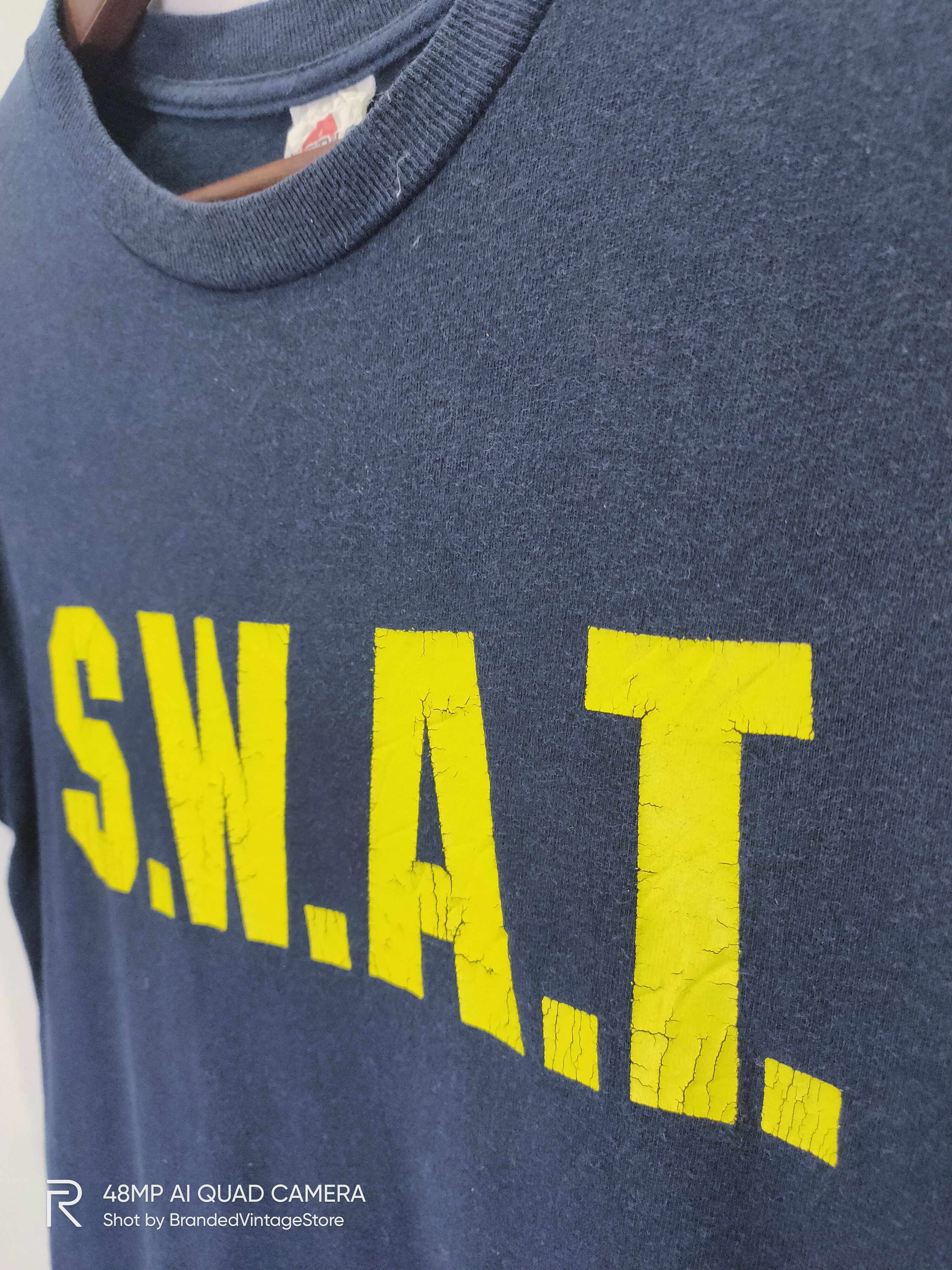 Alstyle AAA S.W.A.T. Yellow Big Logo Graphic Printed Army Squad Tee Size US S / EU 44-46 / 1 - 4 Thumbnail