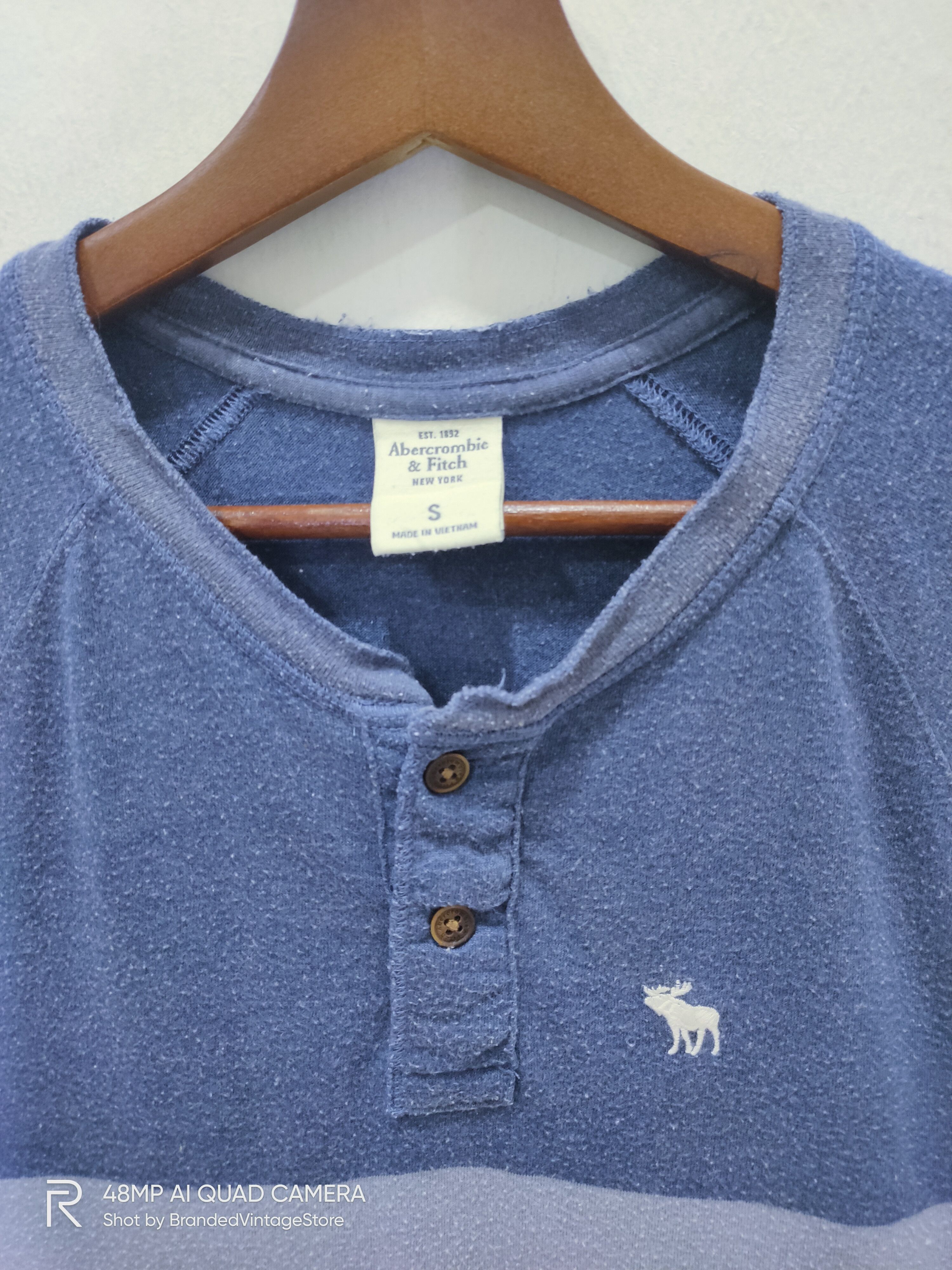 Abercrombie & Fitch × Vintage Vintage ABERCROMBIE & FITCH Button Up Streetwear Polo Shirt Size US M / EU 48-50 / 2 - 3 Thumbnail