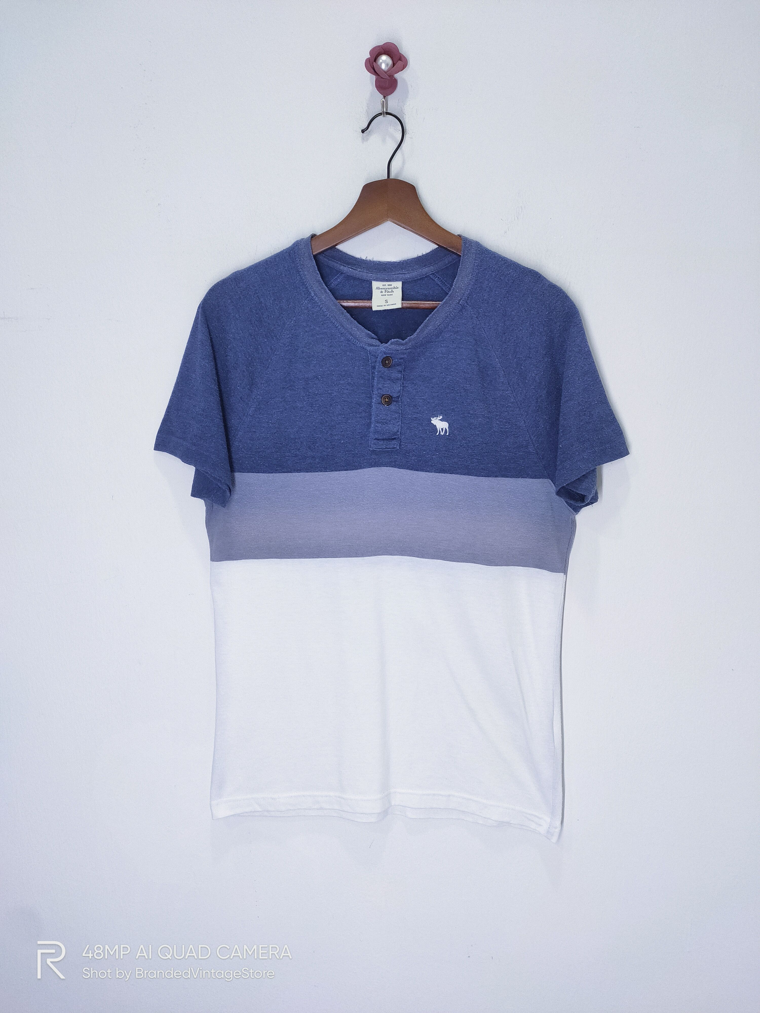 Abercrombie & Fitch × Vintage Vintage ABERCROMBIE & FITCH Button Up Streetwear Polo Shirt Size US M / EU 48-50 / 2 - 1 Thumbnail