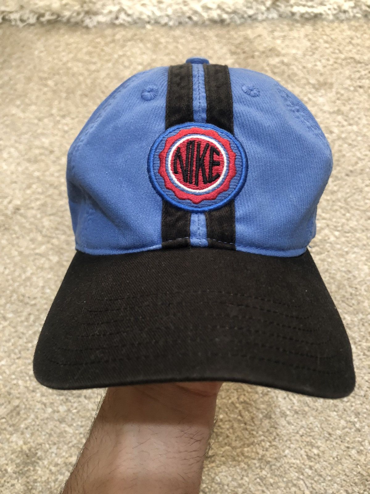 Nike 90’s Center Swoosh Circle Logo Hat Cap Strapback Nike Size ONE SIZE - 1 Thumbnail