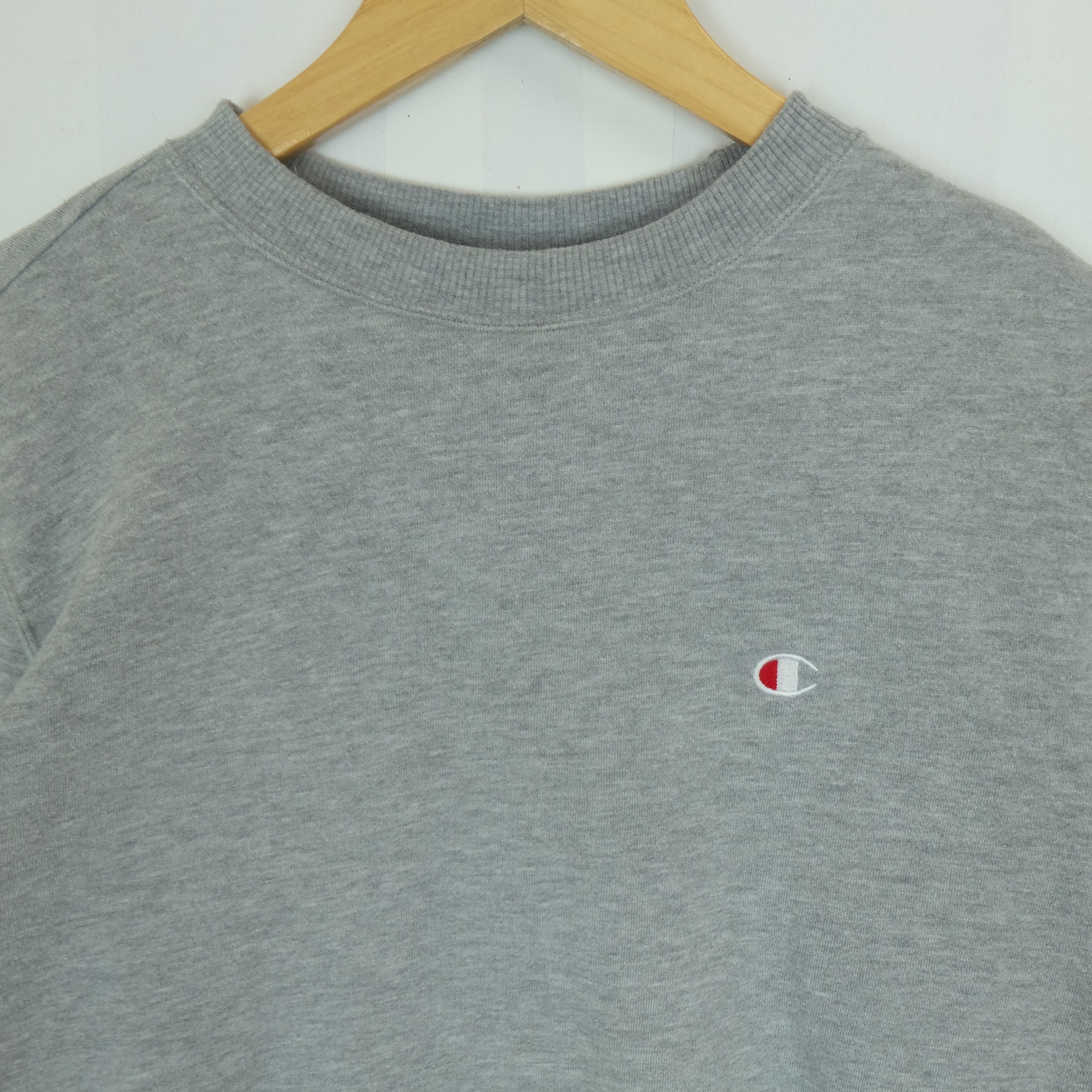 Champion CHAMPION Light Grey Jumper Sweatshirt Size M / US 6-8 / IT 42-44 - 3 Thumbnail