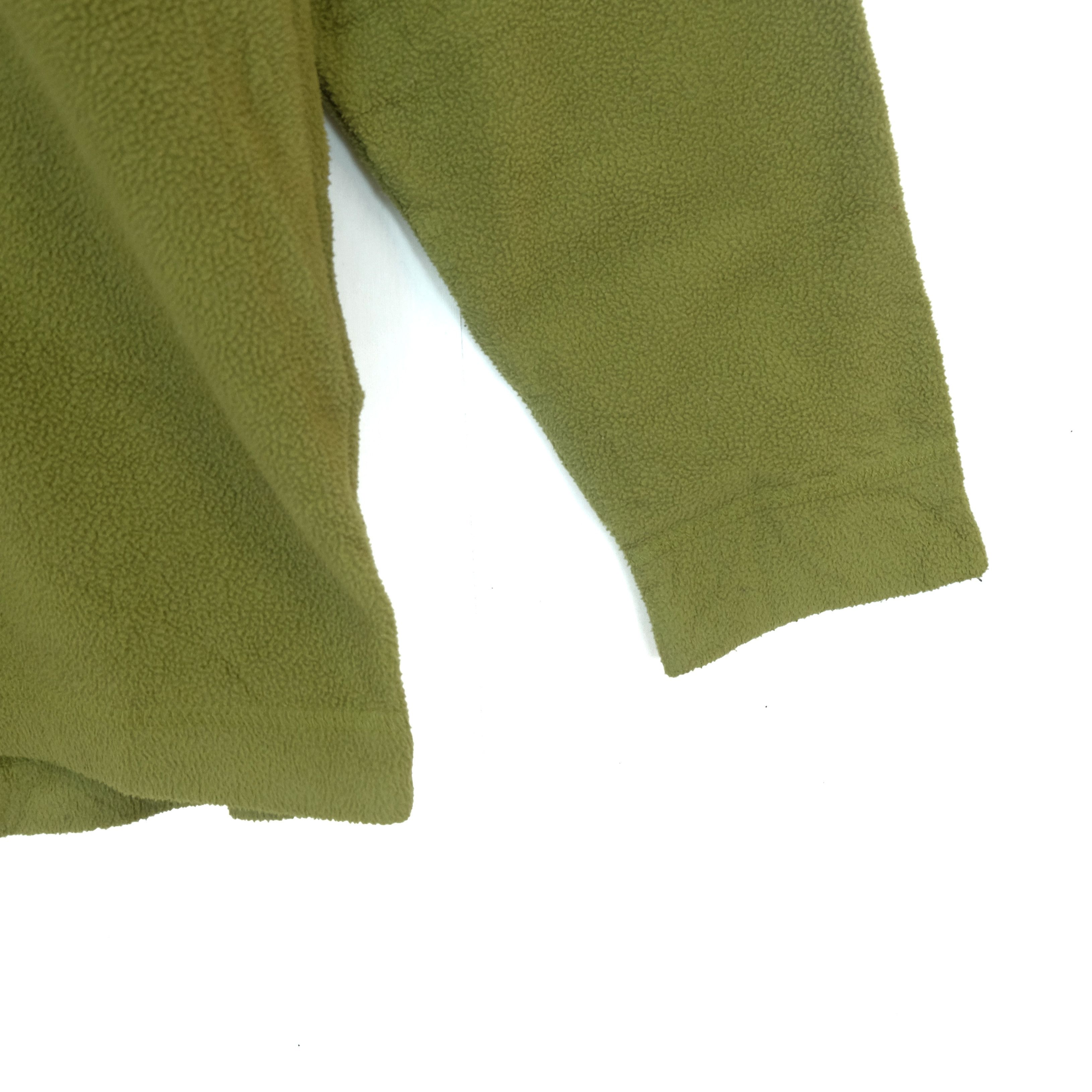 Japanese Brand Vintage 90's UNIQLO Military Green Fleece Jumper Sweatshirt Size US XS / EU 42 / 0 - 4 Thumbnail