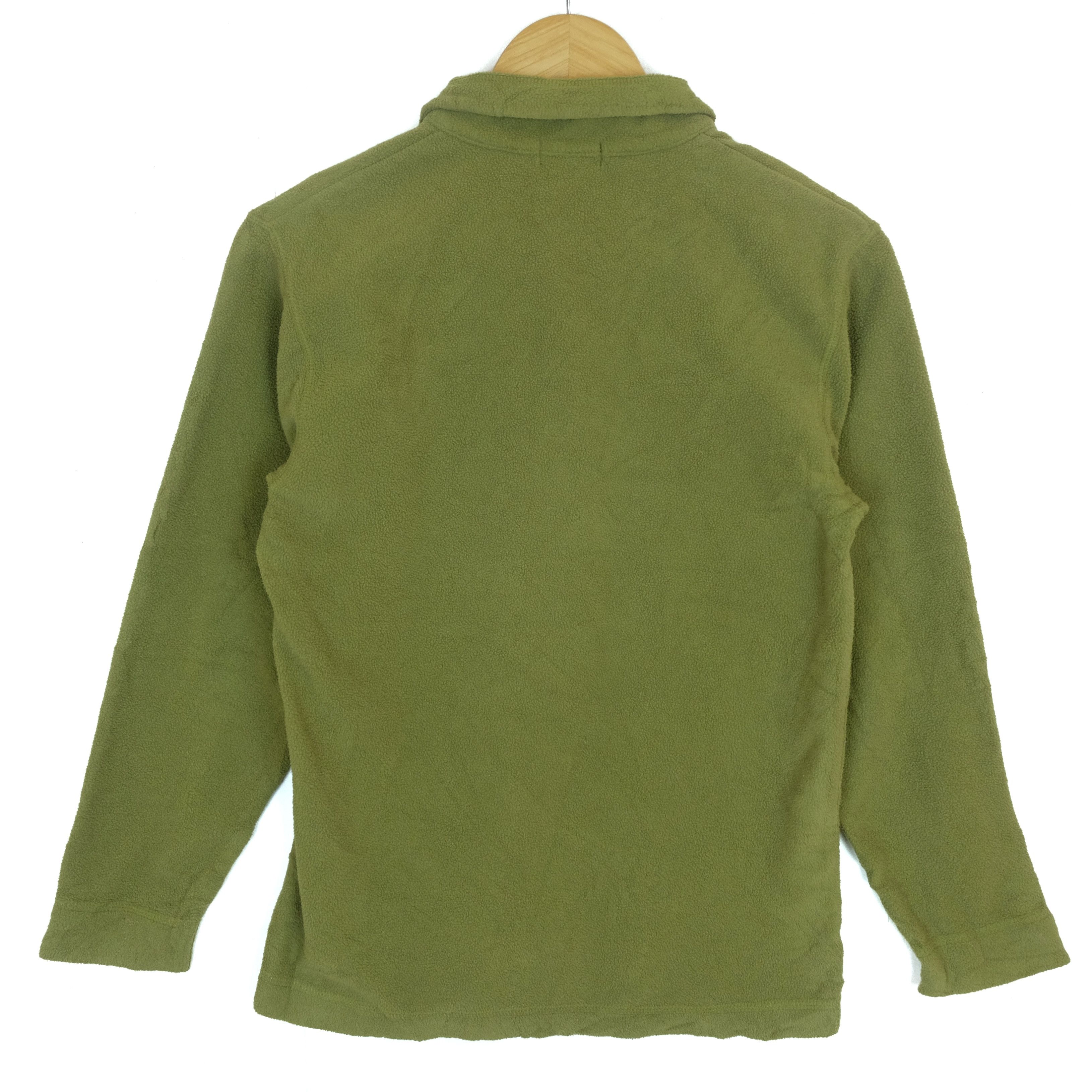 Japanese Brand Vintage 90's UNIQLO Military Green Fleece Jumper Sweatshirt Size US XS / EU 42 / 0 - 6 Thumbnail