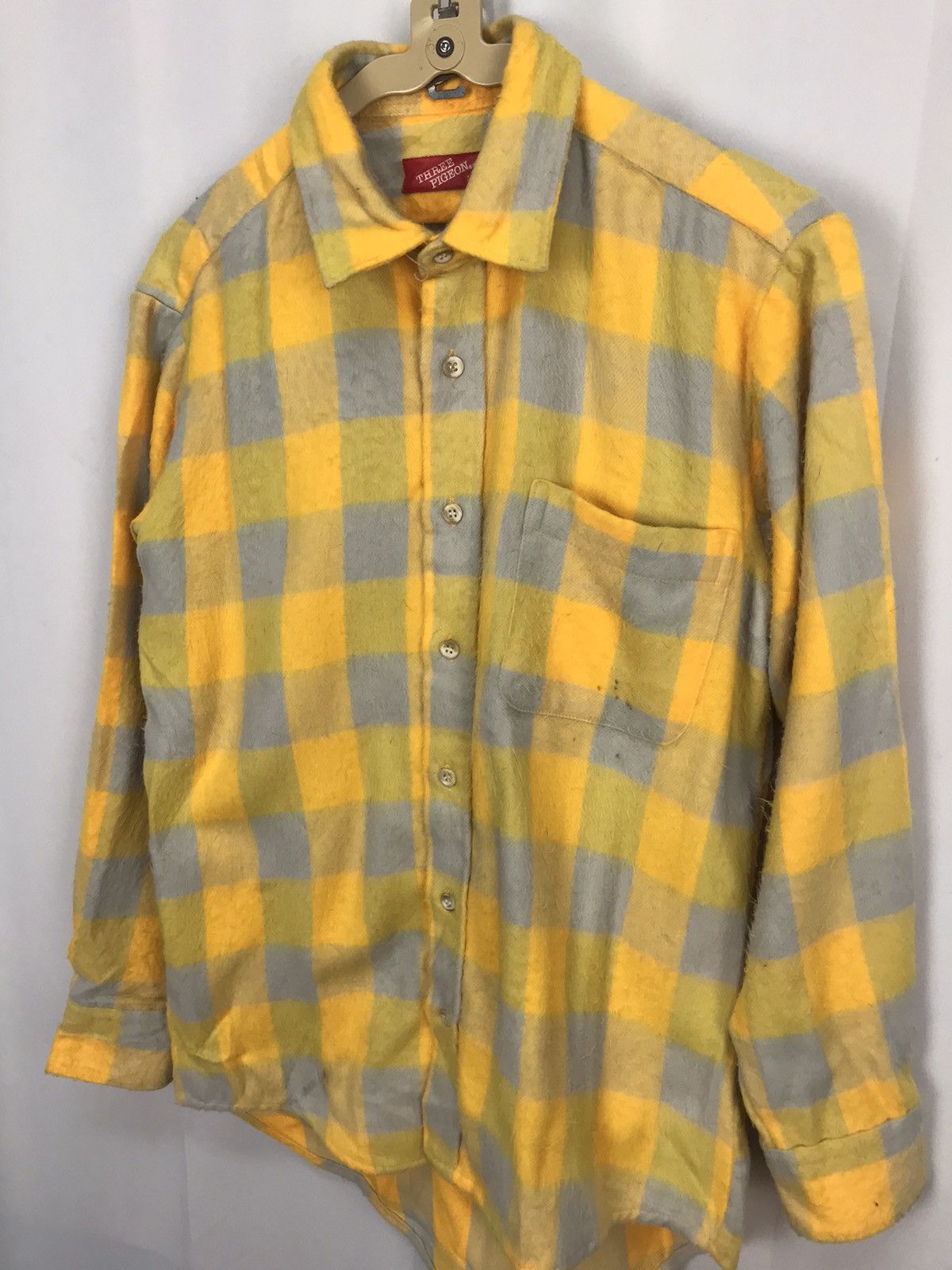 Flannel × Japanese Brand × Vintage Vintage three pigeon wool flannel Size US S / EU 44-46 / 1 - 5 Thumbnail