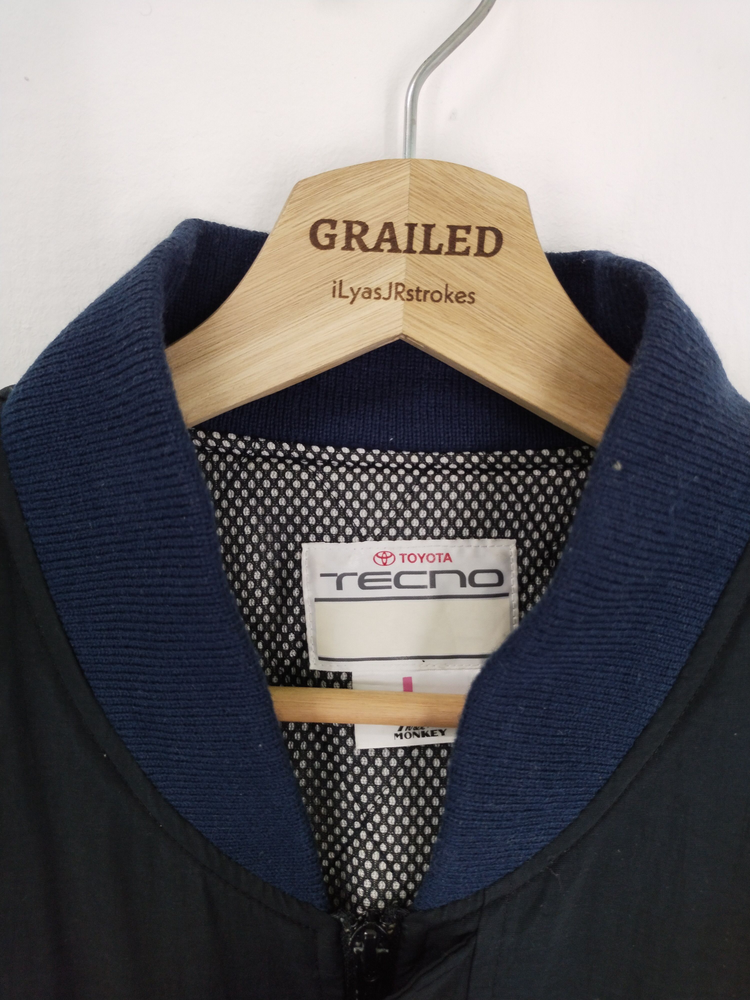 Japanese Brand × Sports Specialties × Vintage VINTAGE TOYOTA TECNO BOMBER JACKET Size US L / EU 52-54 / 3 - 16 Thumbnail