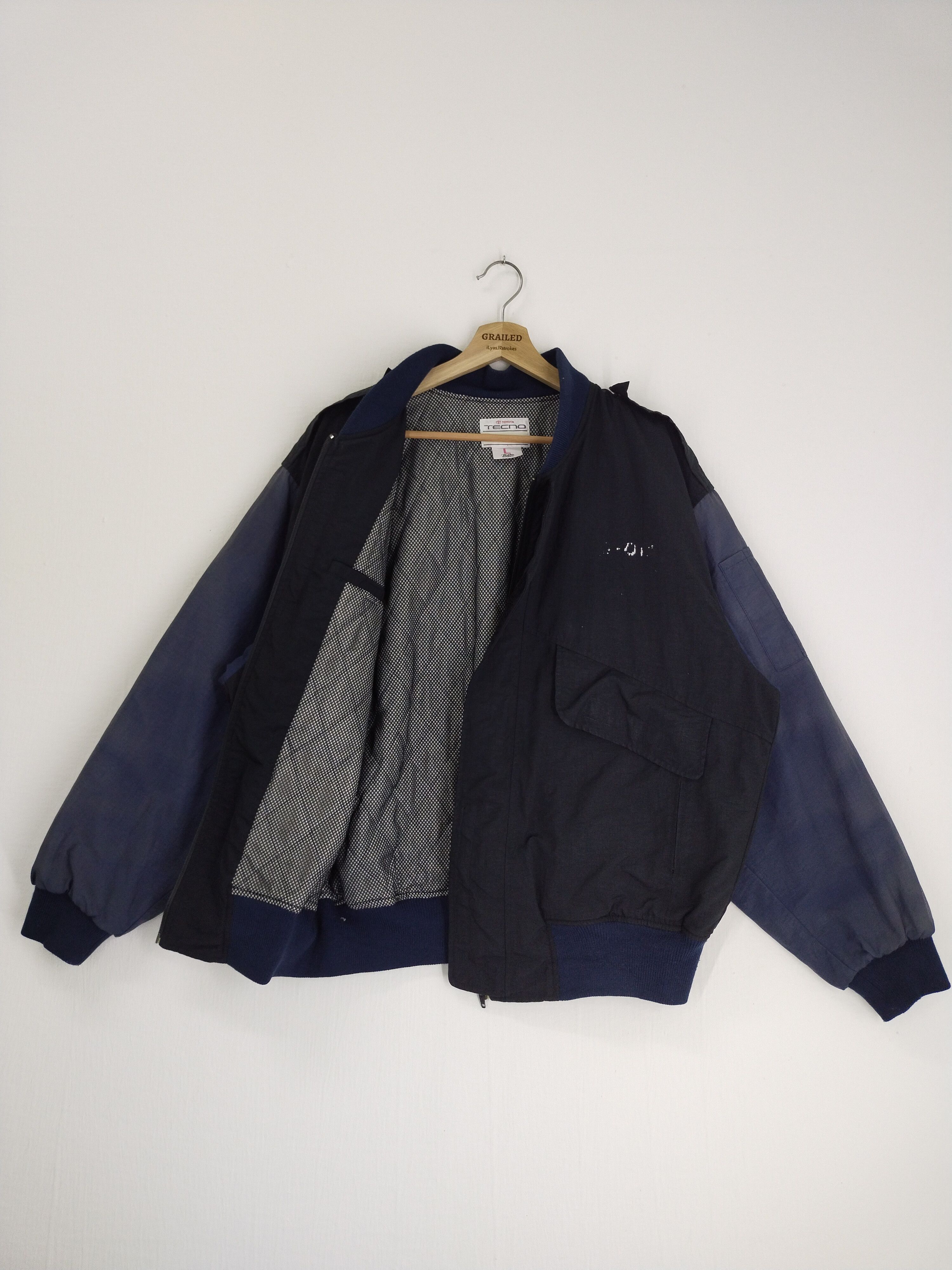 Japanese Brand × Sports Specialties × Vintage VINTAGE TOYOTA TECNO BOMBER JACKET Size US L / EU 52-54 / 3 - 8 Thumbnail