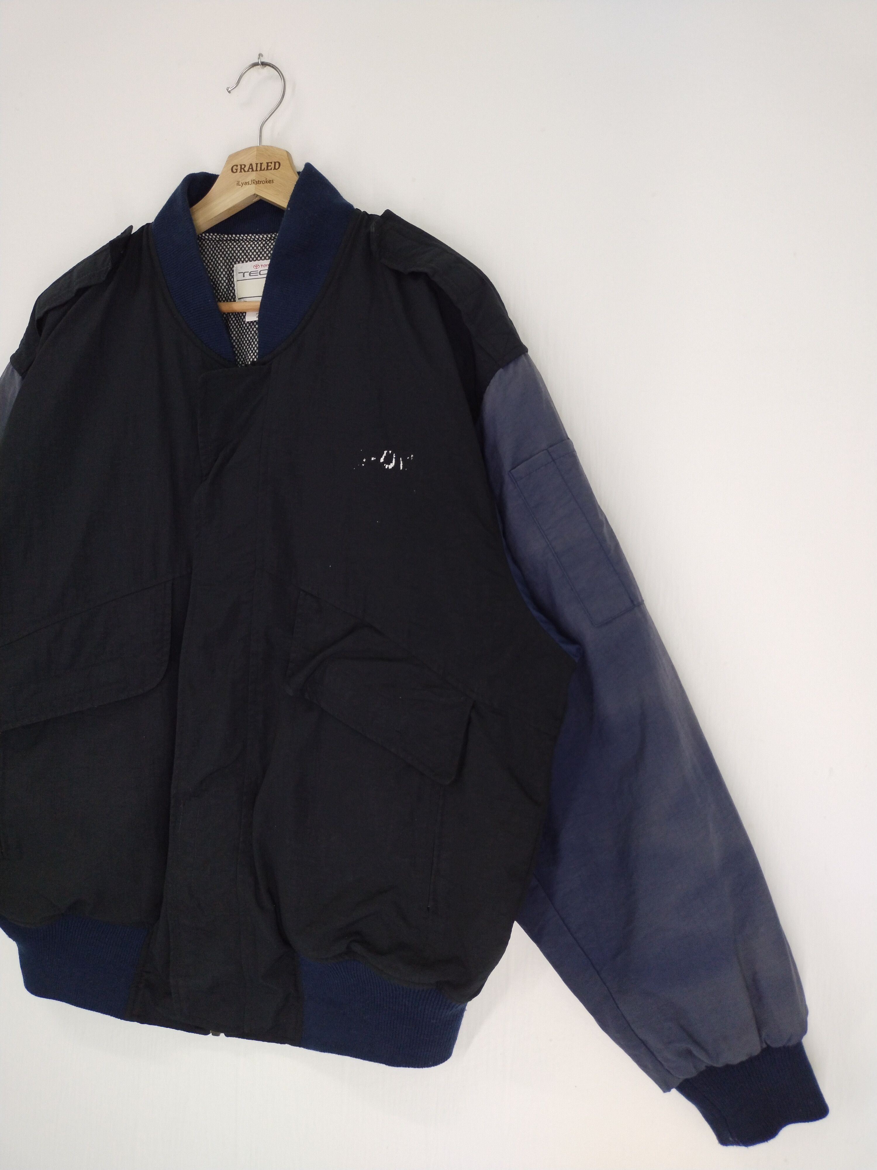 Japanese Brand × Sports Specialties × Vintage VINTAGE TOYOTA TECNO BOMBER JACKET Size US L / EU 52-54 / 3 - 3 Thumbnail