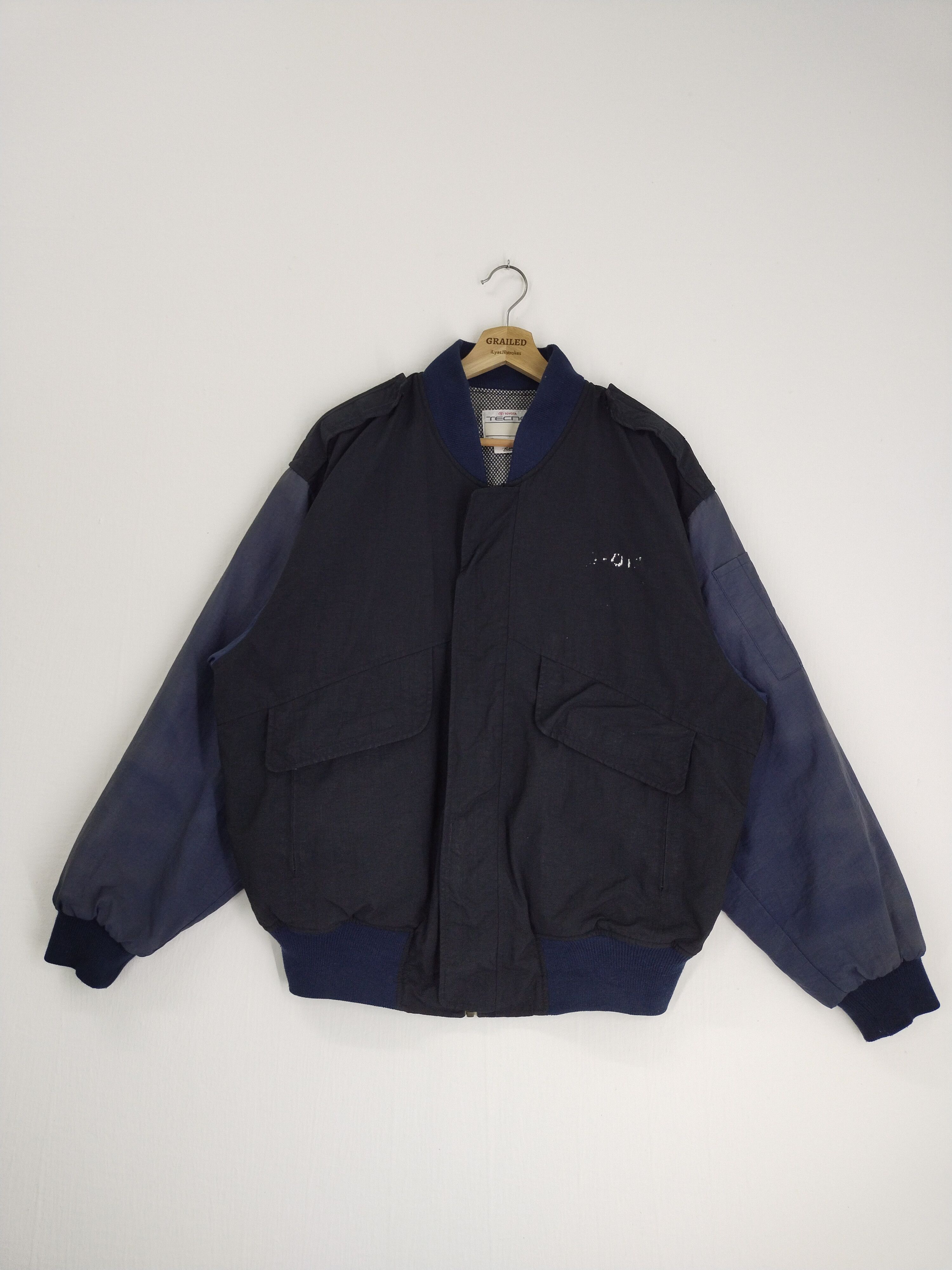 Japanese Brand × Sports Specialties × Vintage VINTAGE TOYOTA TECNO BOMBER JACKET Size US L / EU 52-54 / 3 - 1 Thumbnail