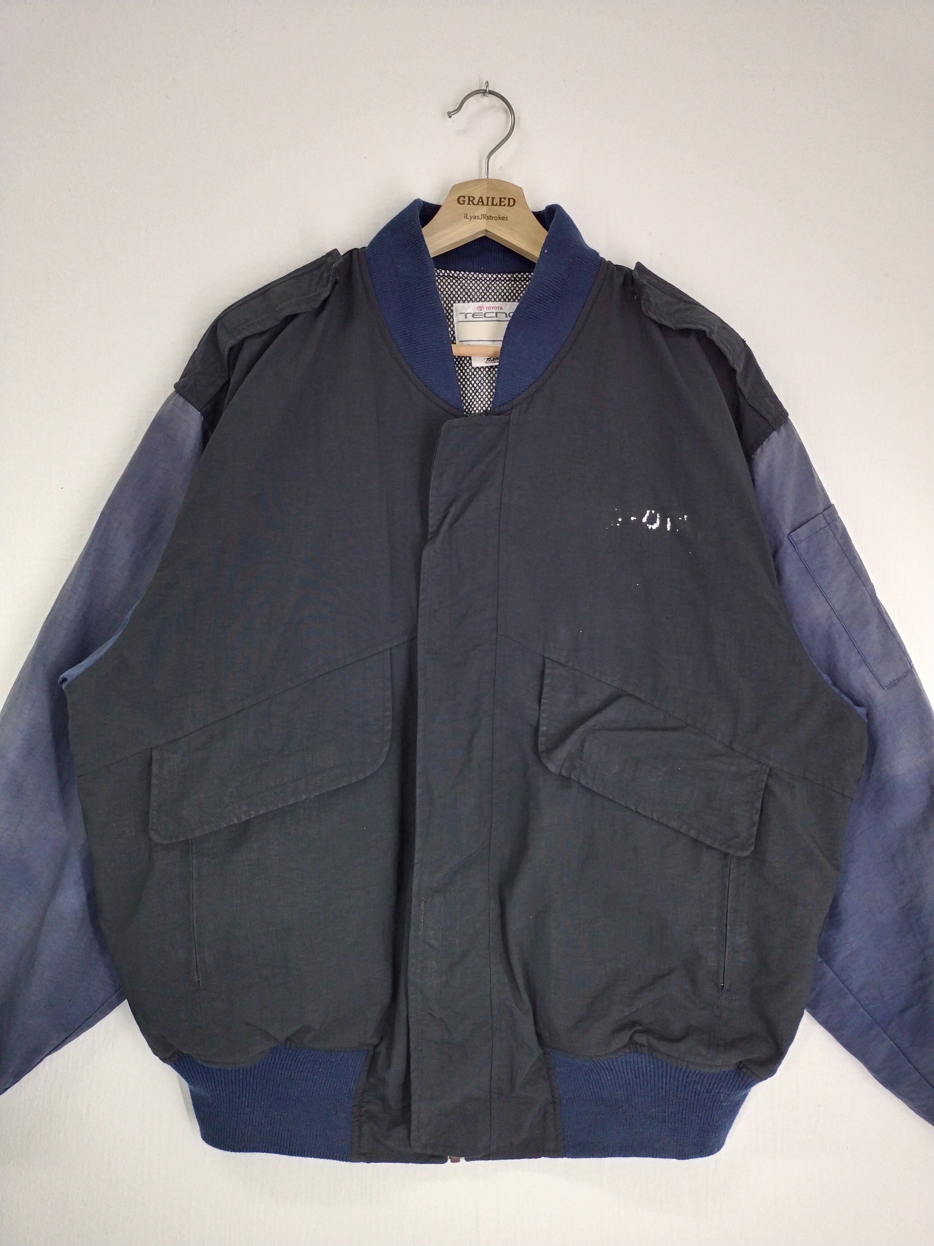 Japanese Brand × Sports Specialties × Vintage VINTAGE TOYOTA TECNO BOMBER JACKET Size US L / EU 52-54 / 3 - 2 Thumbnail
