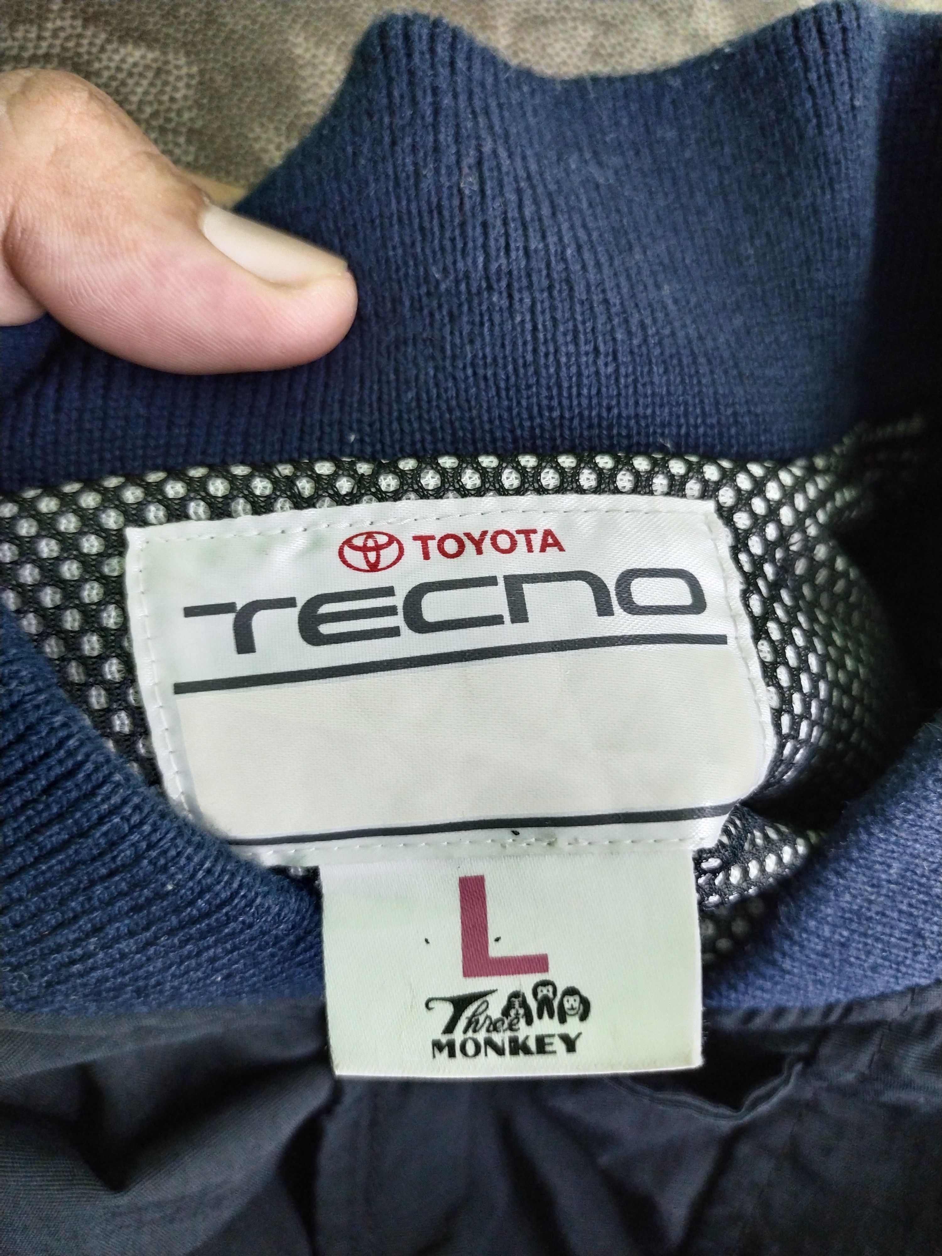 Japanese Brand × Sports Specialties × Vintage VINTAGE TOYOTA TECNO BOMBER JACKET Size US L / EU 52-54 / 3 - 12 Thumbnail
