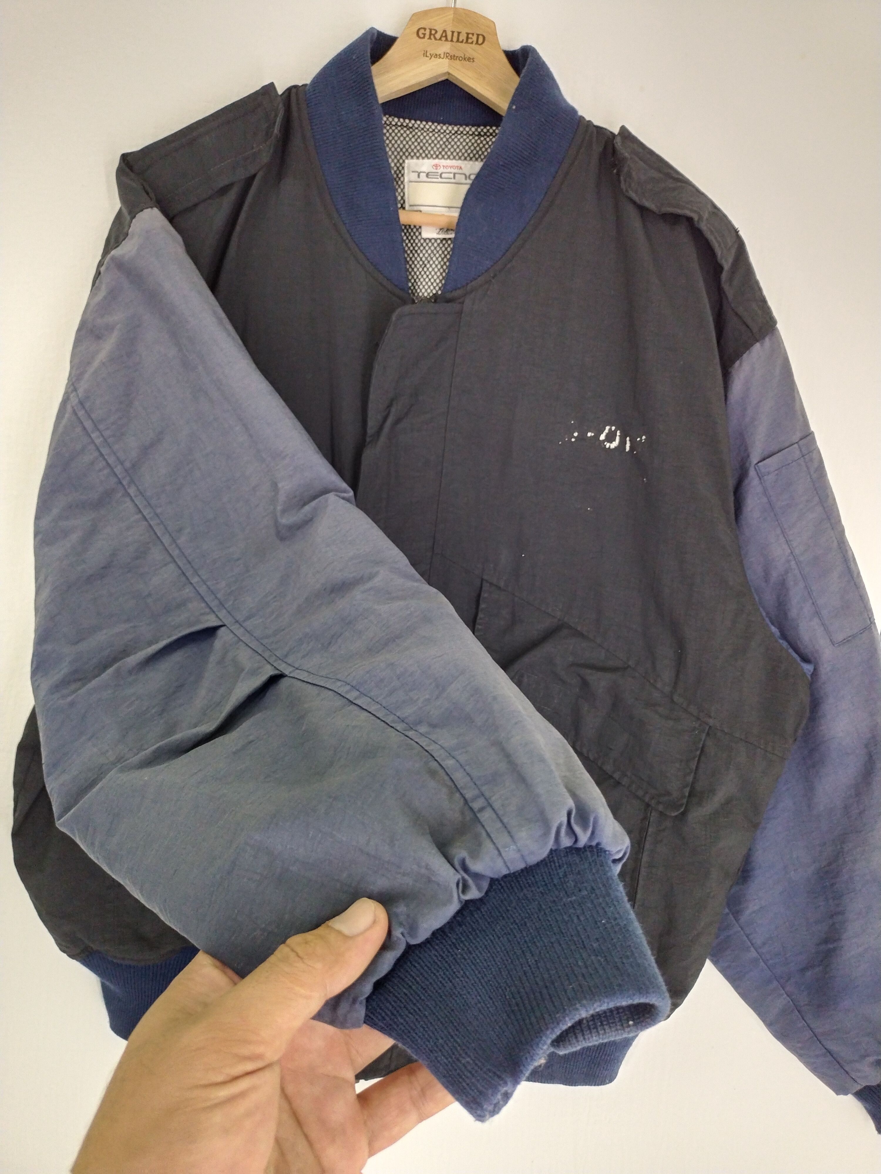 Japanese Brand × Sports Specialties × Vintage VINTAGE TOYOTA TECNO BOMBER JACKET Size US L / EU 52-54 / 3 - 5 Thumbnail