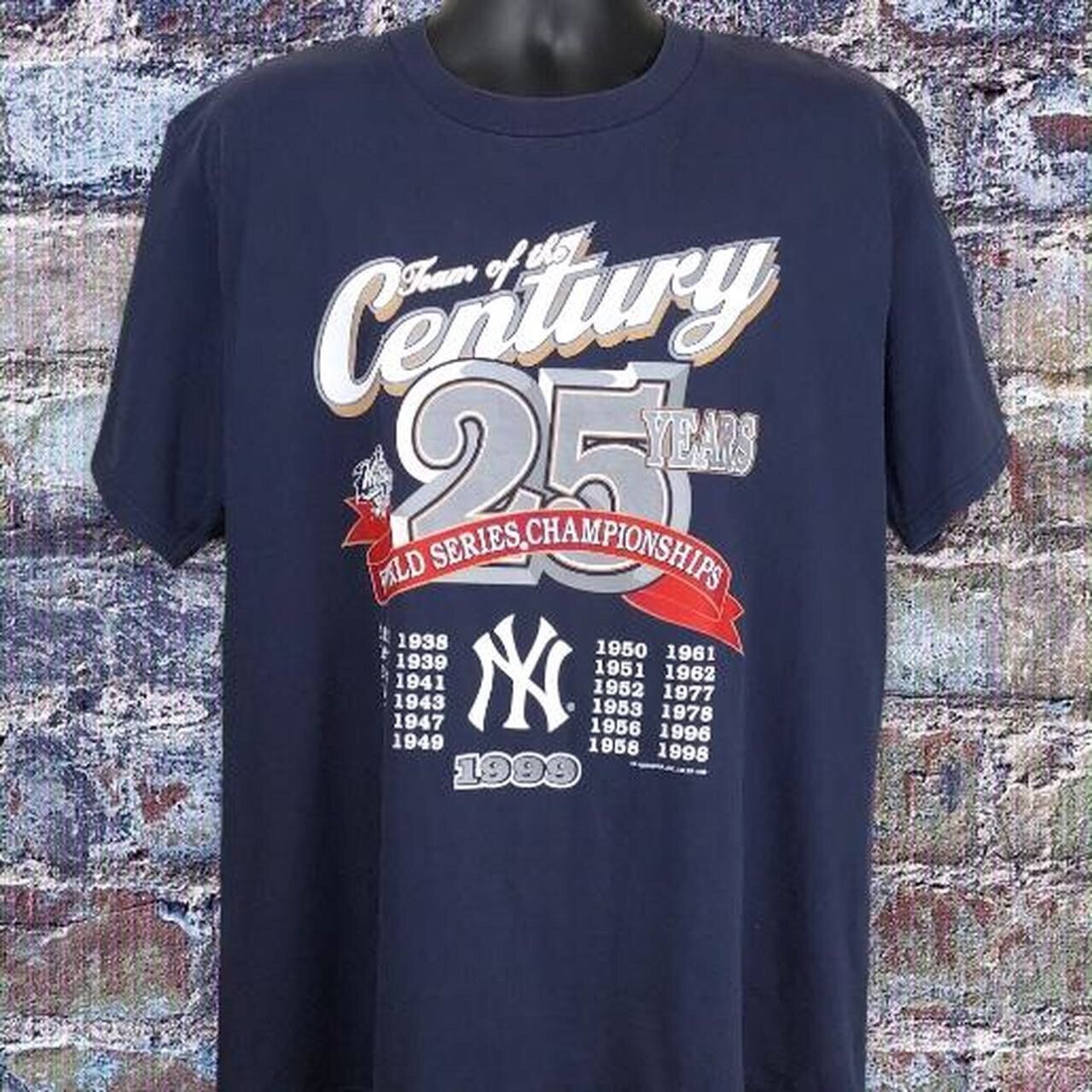 90s Vintage New York Yankees 1998 T-shirt World Series Champions