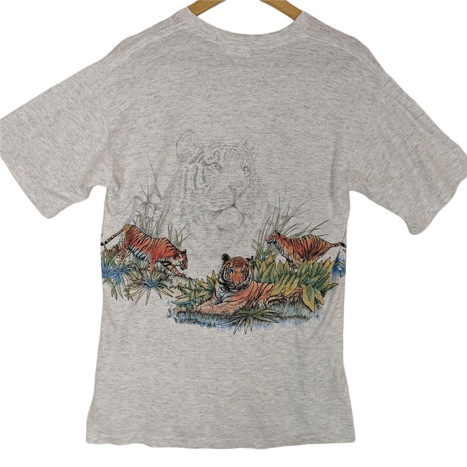 Vintage 80's SANSEGAL Guam Hawaii Tiger Single Stitches T-Shirt Size US M / EU 48-50 / 2 - 4 Thumbnail