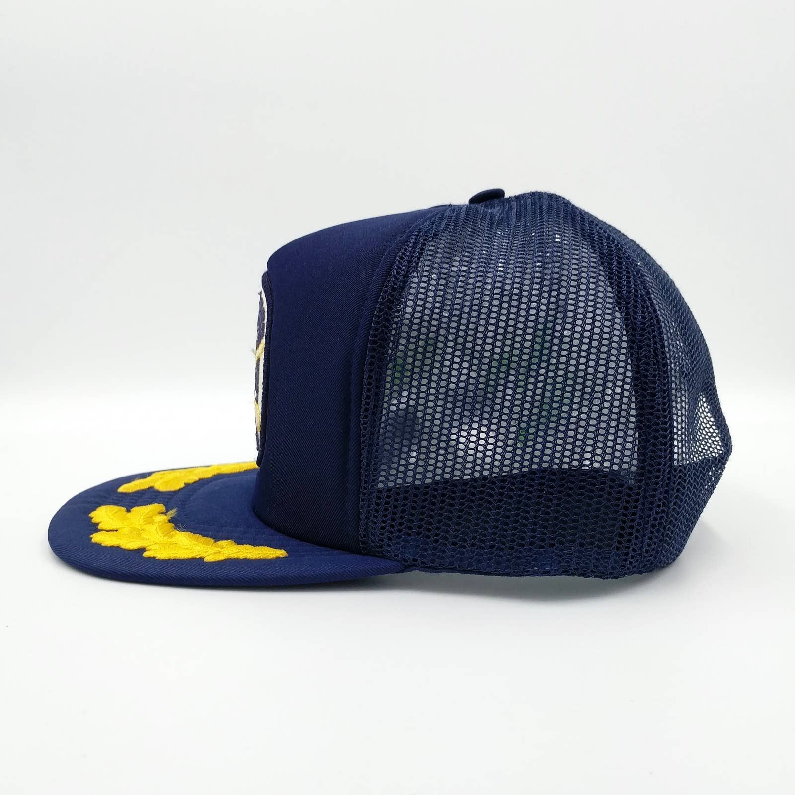 Vintage Vintage Bark River Yacht Club Patch Snapback Trucker Hat Size ONE SIZE - 5 Thumbnail