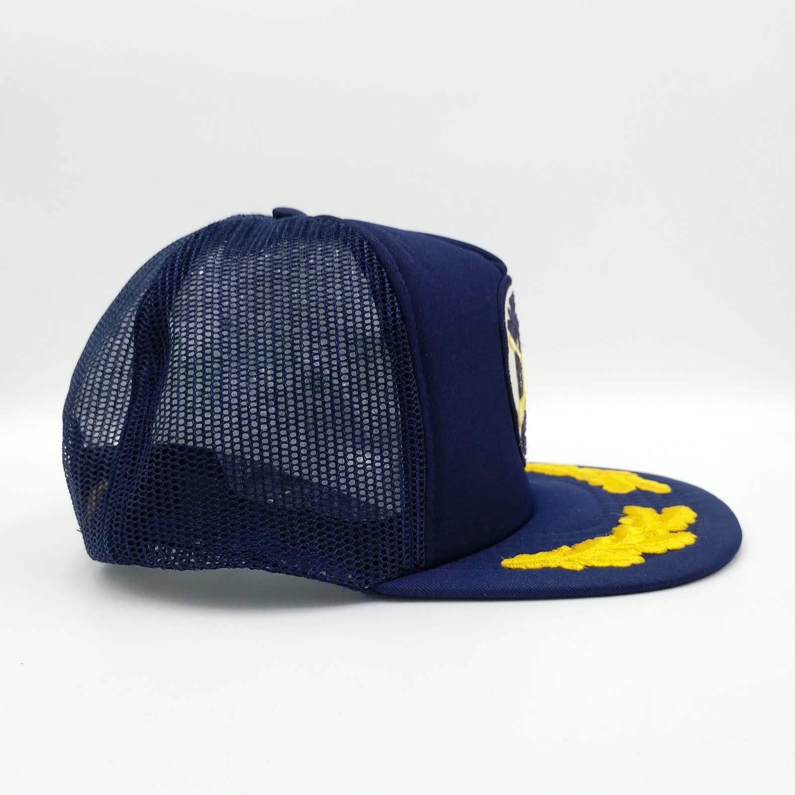 Vintage Vintage Bark River Yacht Club Patch Snapback Trucker Hat Size ONE SIZE - 6 Thumbnail