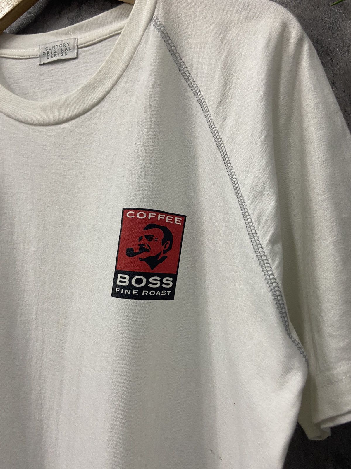 Japanese Brand × Vintage Vintage Suntory Original Design Coffee Boss Fine Roast Tee Size US M / EU 48-50 / 2 - 5 Thumbnail