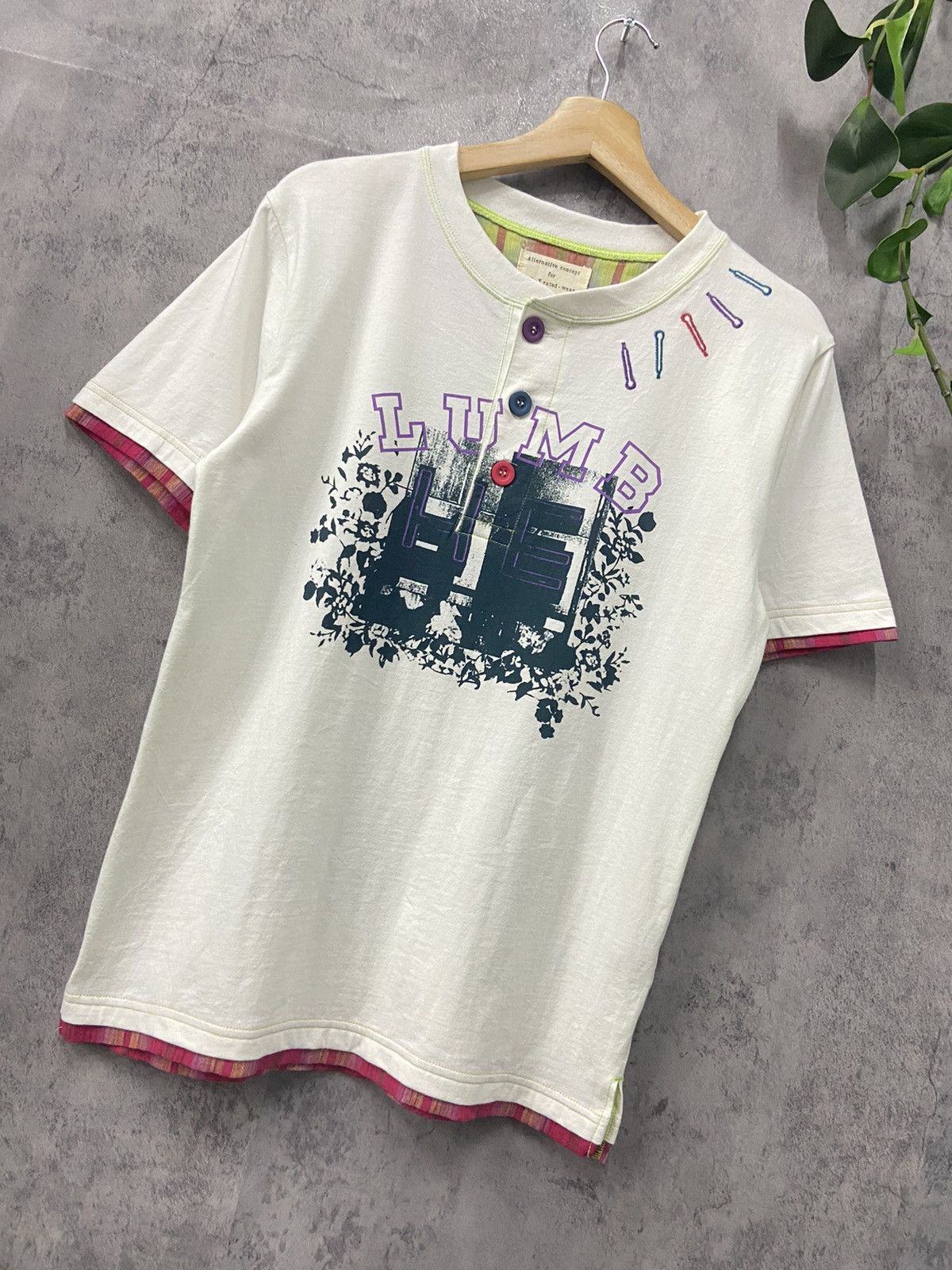 Designer × Japanese Brand Vintage Alternative Concept Japan Reconstructed Tshirt Size US S / EU 44-46 / 1 - 2 Thumbnail