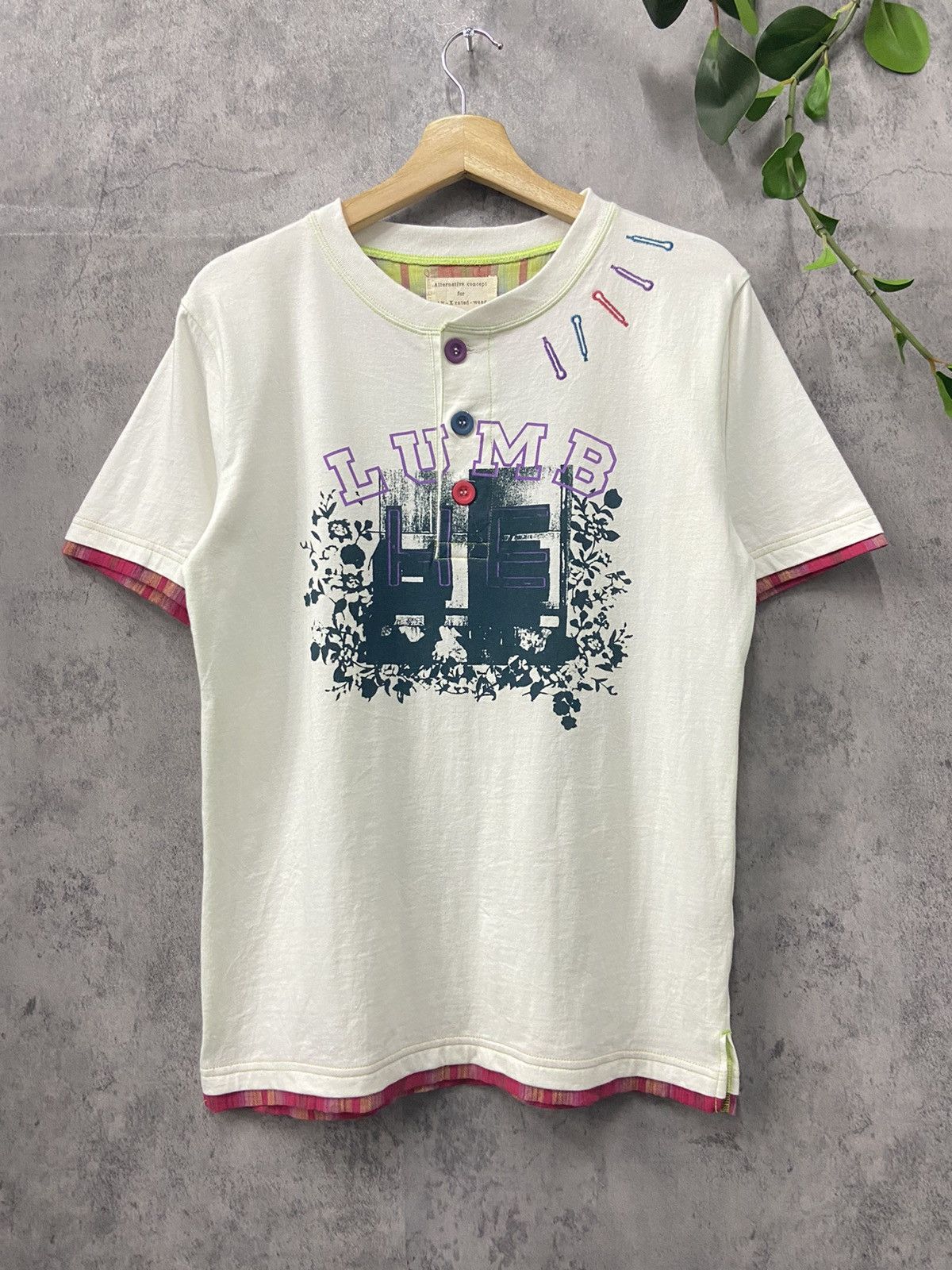 Designer × Japanese Brand Vintage Alternative Concept Japan Reconstructed Tshirt Size US S / EU 44-46 / 1 - 1 Thumbnail