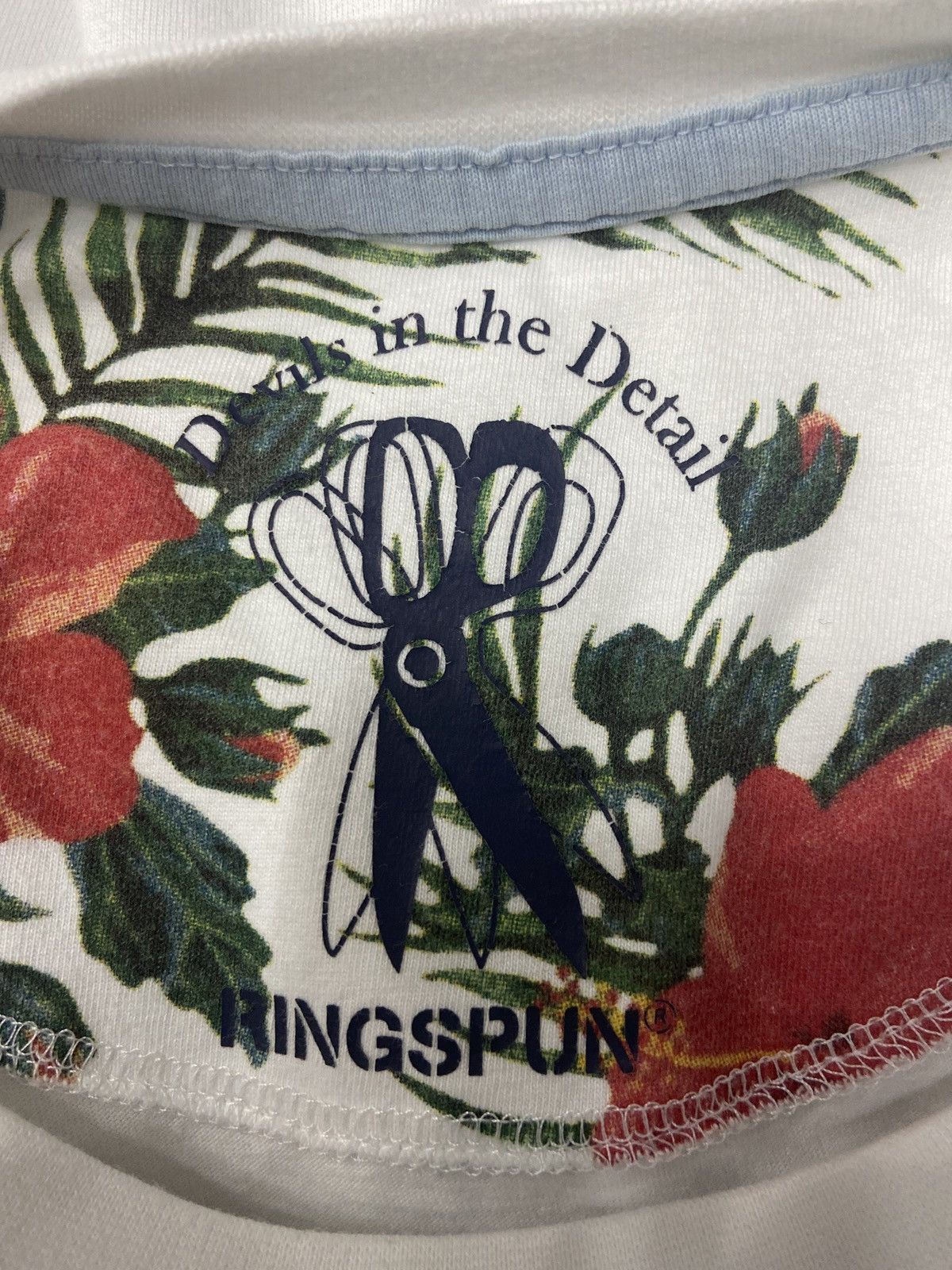 Designer × Japanese Brand Ringspun Flower Art Drop Beats Sculpture Tshirt Vintage Size US L / EU 52-54 / 3 - 10 Thumbnail