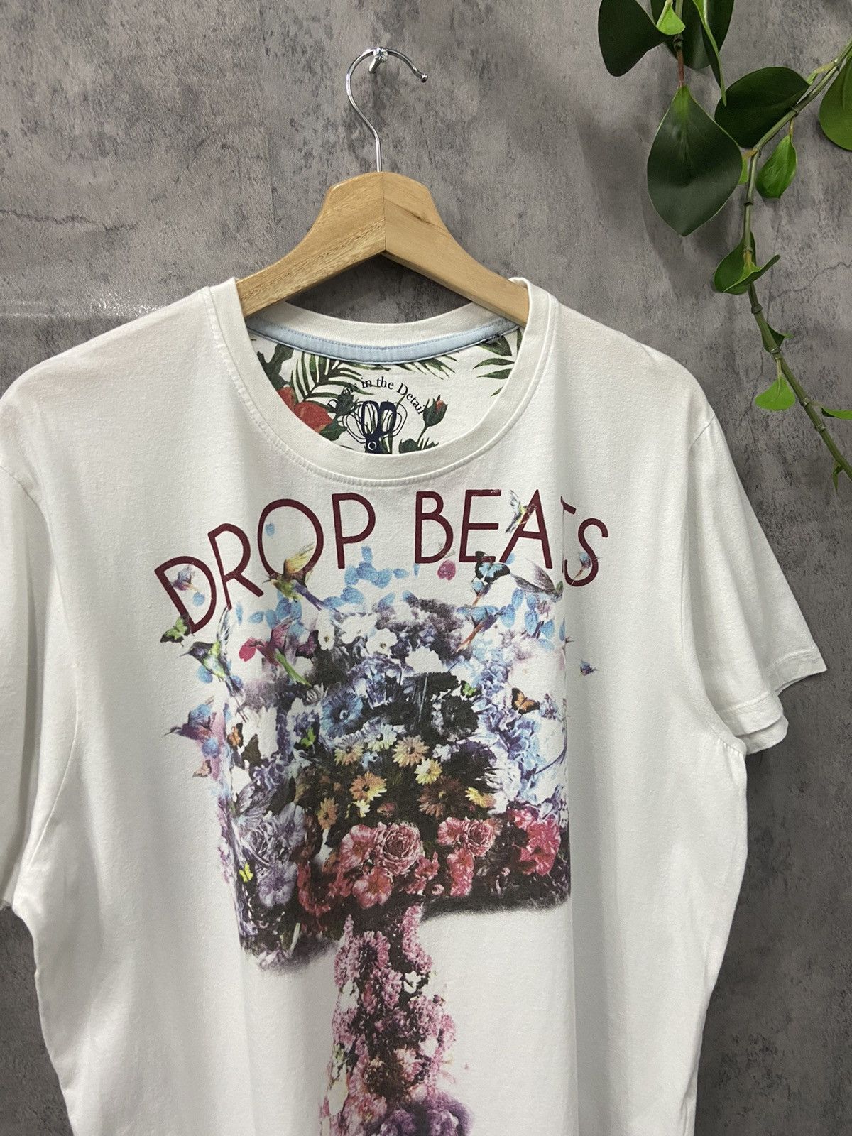 Designer × Japanese Brand Ringspun Flower Art Drop Beats Sculpture Tshirt Vintage Size US L / EU 52-54 / 3 - 4 Thumbnail