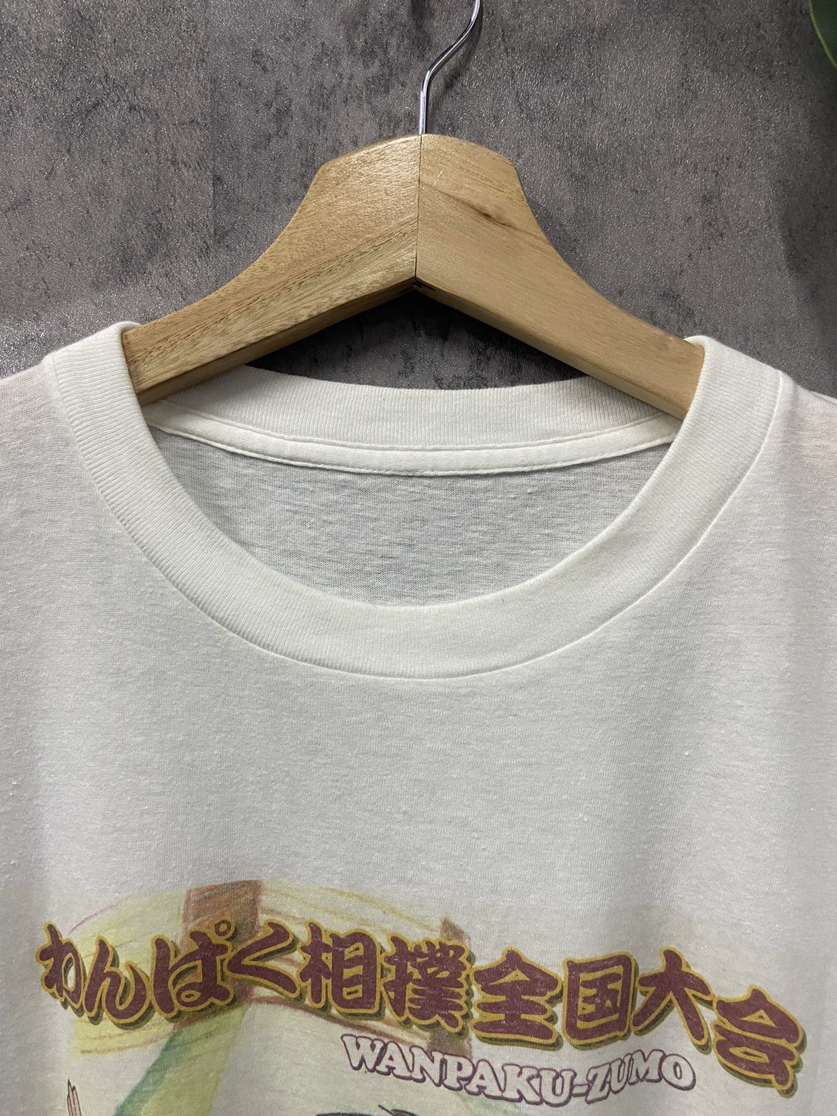 Japanese Brand × Vintage Vintage 90’s Wanpaku Sumo International Single Stitch Tshirt Size US L / EU 52-54 / 3 - 8 Thumbnail