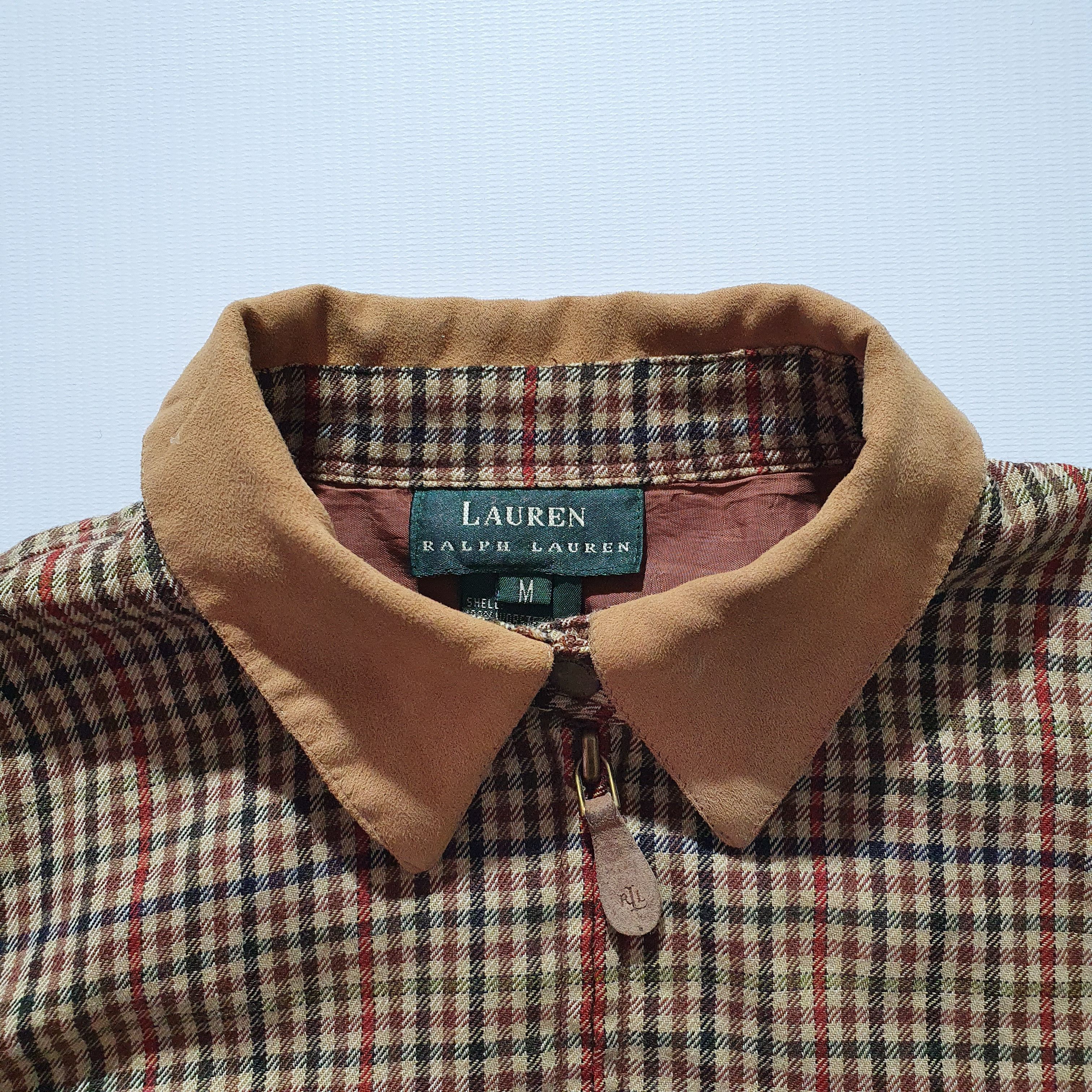 Flannel × Lauren Ralph Lauren × Ralph Lauren RL Ralph Lauren Wool Zip Up Plaid Flannel Worker Shirt Size US S / EU 44-46 / 1 - 9 Thumbnail