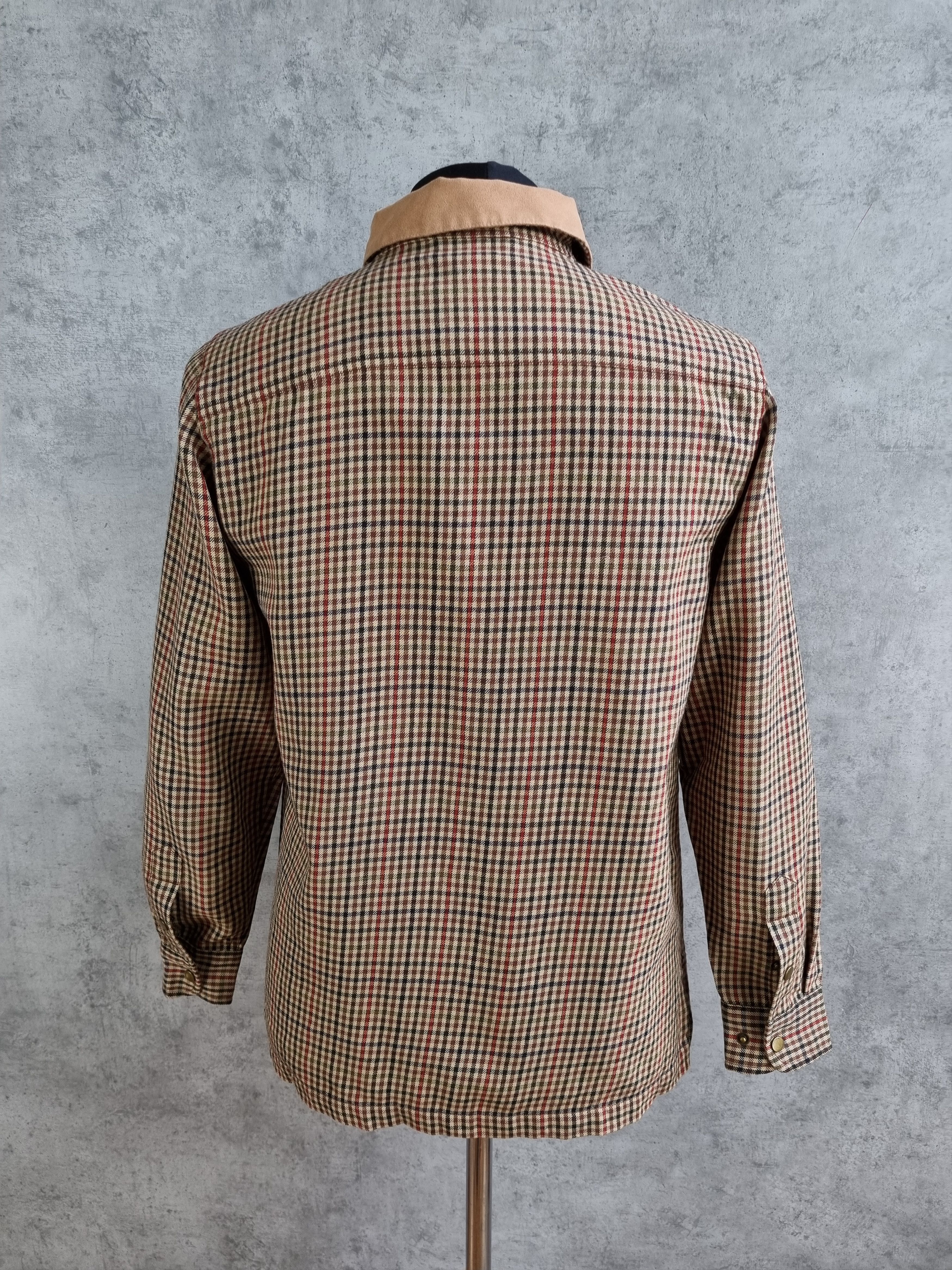 Flannel × Lauren Ralph Lauren × Ralph Lauren RL Ralph Lauren Wool Zip Up Plaid Flannel Worker Shirt Size US S / EU 44-46 / 1 - 6 Thumbnail