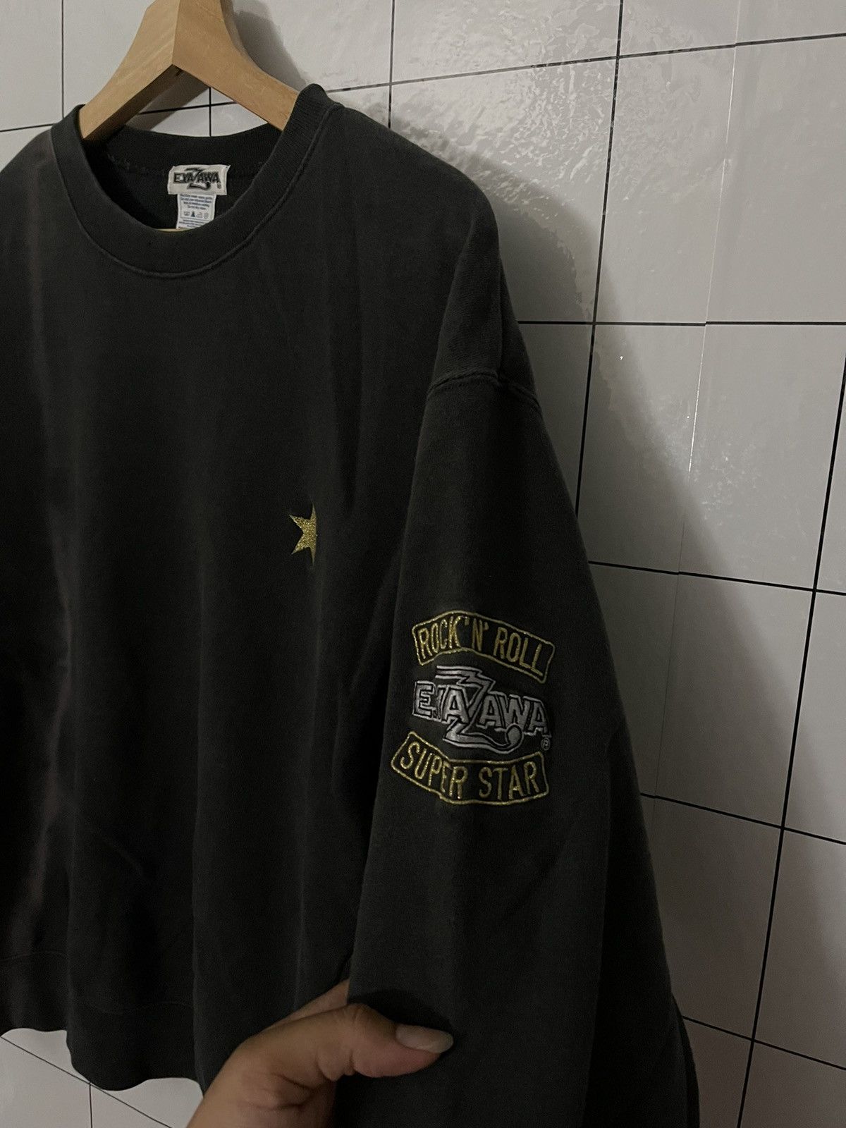 Japanese Brand × Vintage Vintage Sunfaded E.yazawa By Eikichi Yazawa Sweatshirt Size US L / EU 52-54 / 3 - 5 Thumbnail