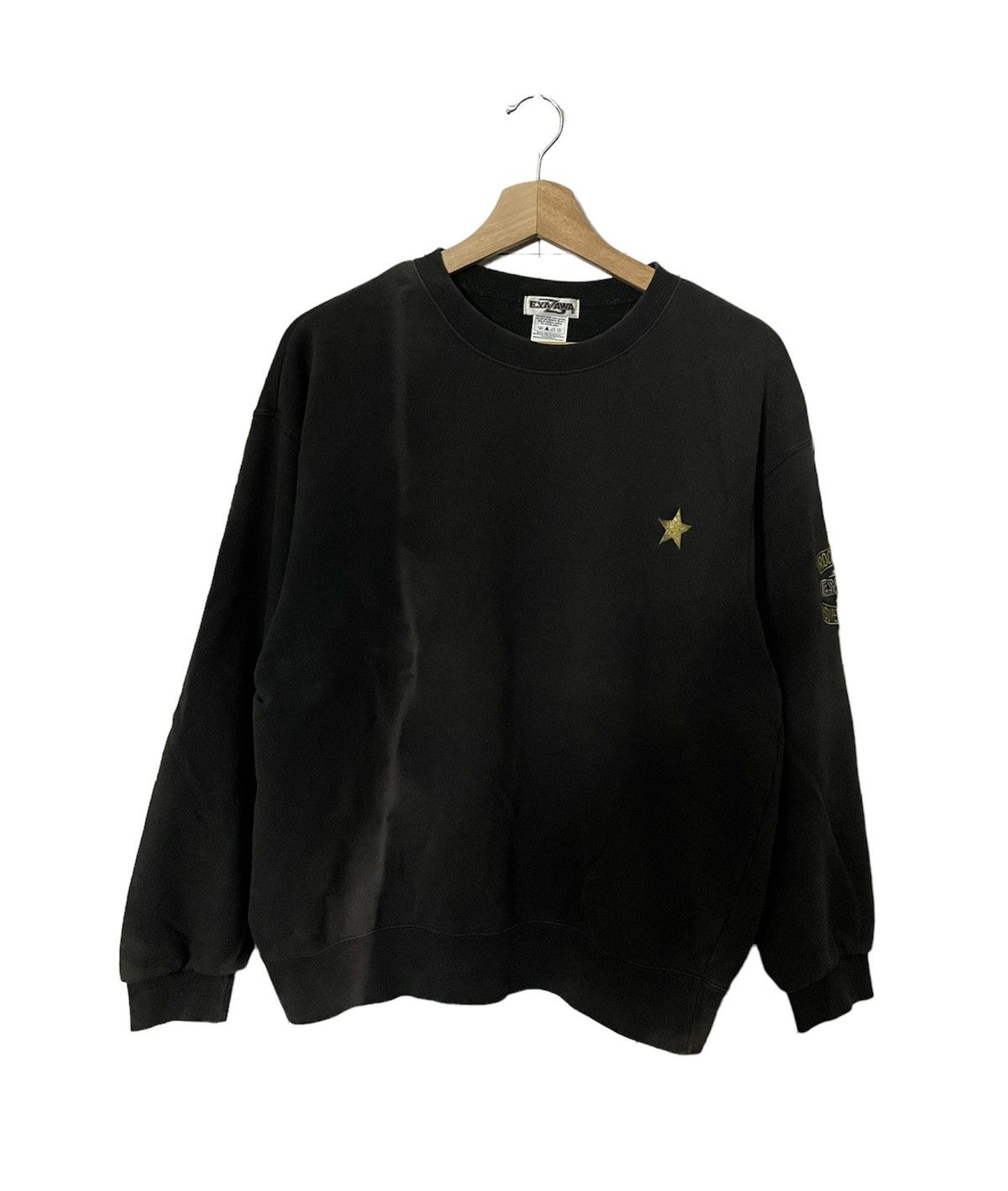Japanese Brand × Vintage Vintage Sunfaded E.yazawa By Eikichi Yazawa Sweatshirt Size US L / EU 52-54 / 3 - 3 Thumbnail