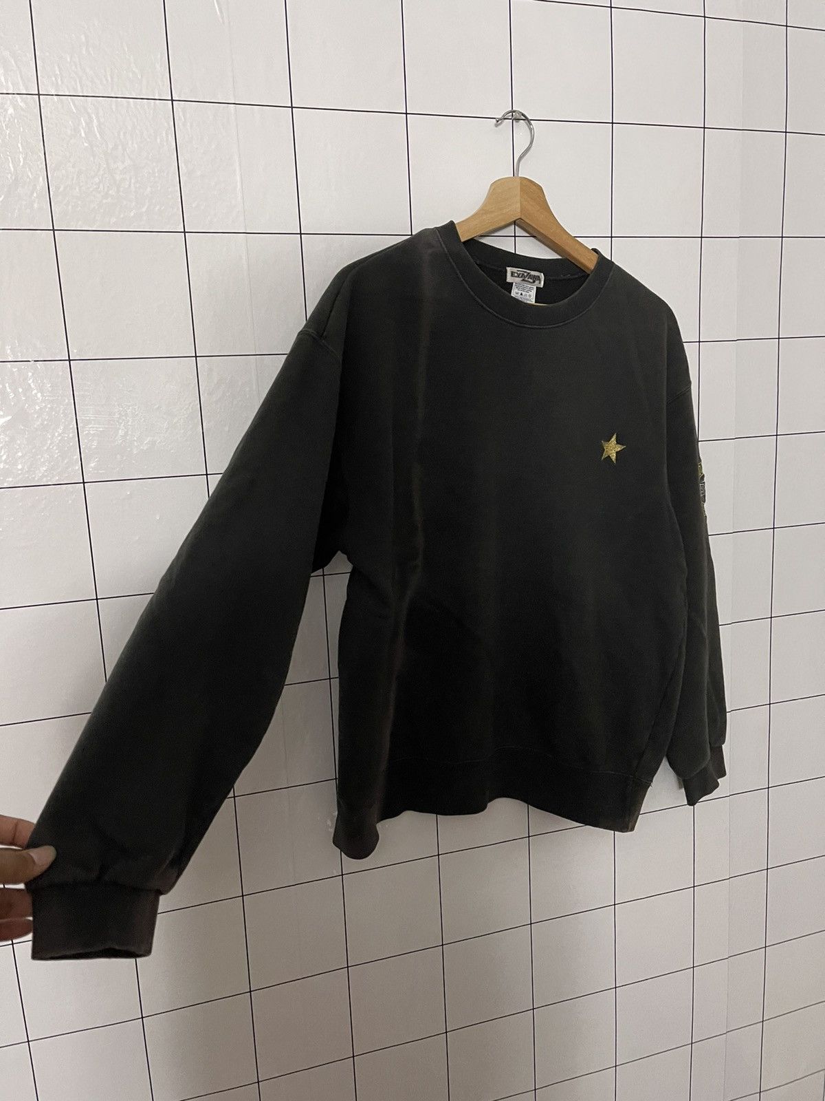 Japanese Brand × Vintage Vintage Sunfaded E.yazawa By Eikichi Yazawa Sweatshirt Size US L / EU 52-54 / 3 - 4 Thumbnail