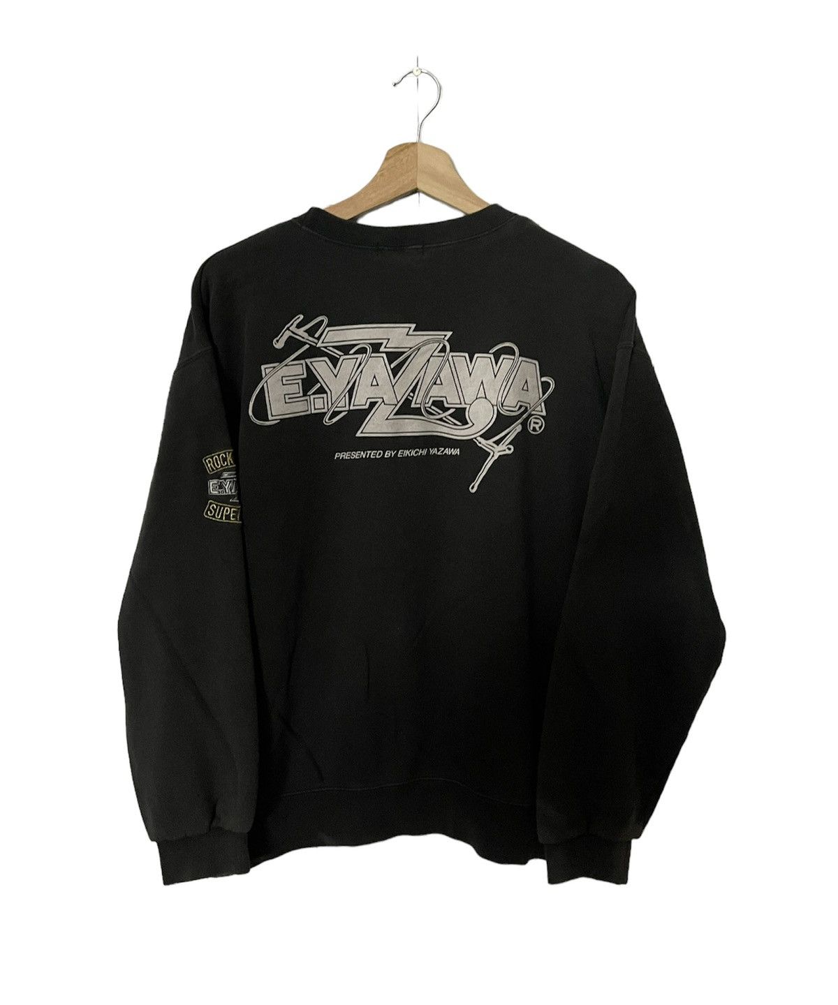 Japanese Brand × Vintage Vintage Sunfaded E.yazawa By Eikichi Yazawa Sweatshirt Size US L / EU 52-54 / 3 - 1 Thumbnail