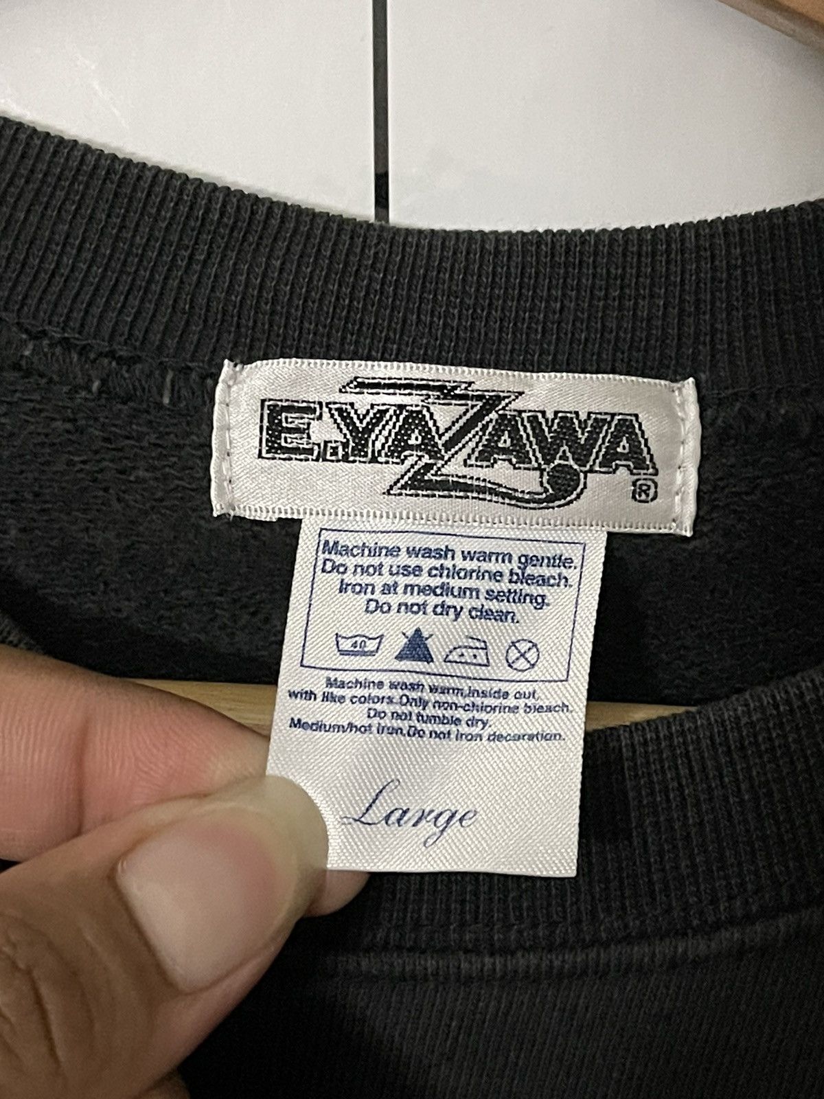 Japanese Brand × Vintage Vintage Sunfaded E.yazawa By Eikichi Yazawa Sweatshirt Size US L / EU 52-54 / 3 - 6 Thumbnail