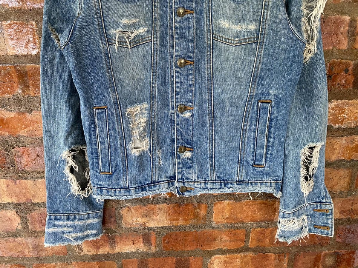 Le Grande Bleu (L.G.B.) VTG L.G.B Destroy denim Jacket Size US M / EU 48-50 / 2 - 4 Thumbnail